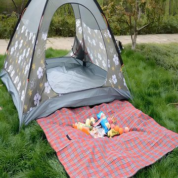 Picknickdecke Picknickdecke XXL Campingdecke Reisedecke Stranddecke Picknick Matte, Retoo, Ein sehr weicher und bequemer Stoff, Wasserabweisendes Material