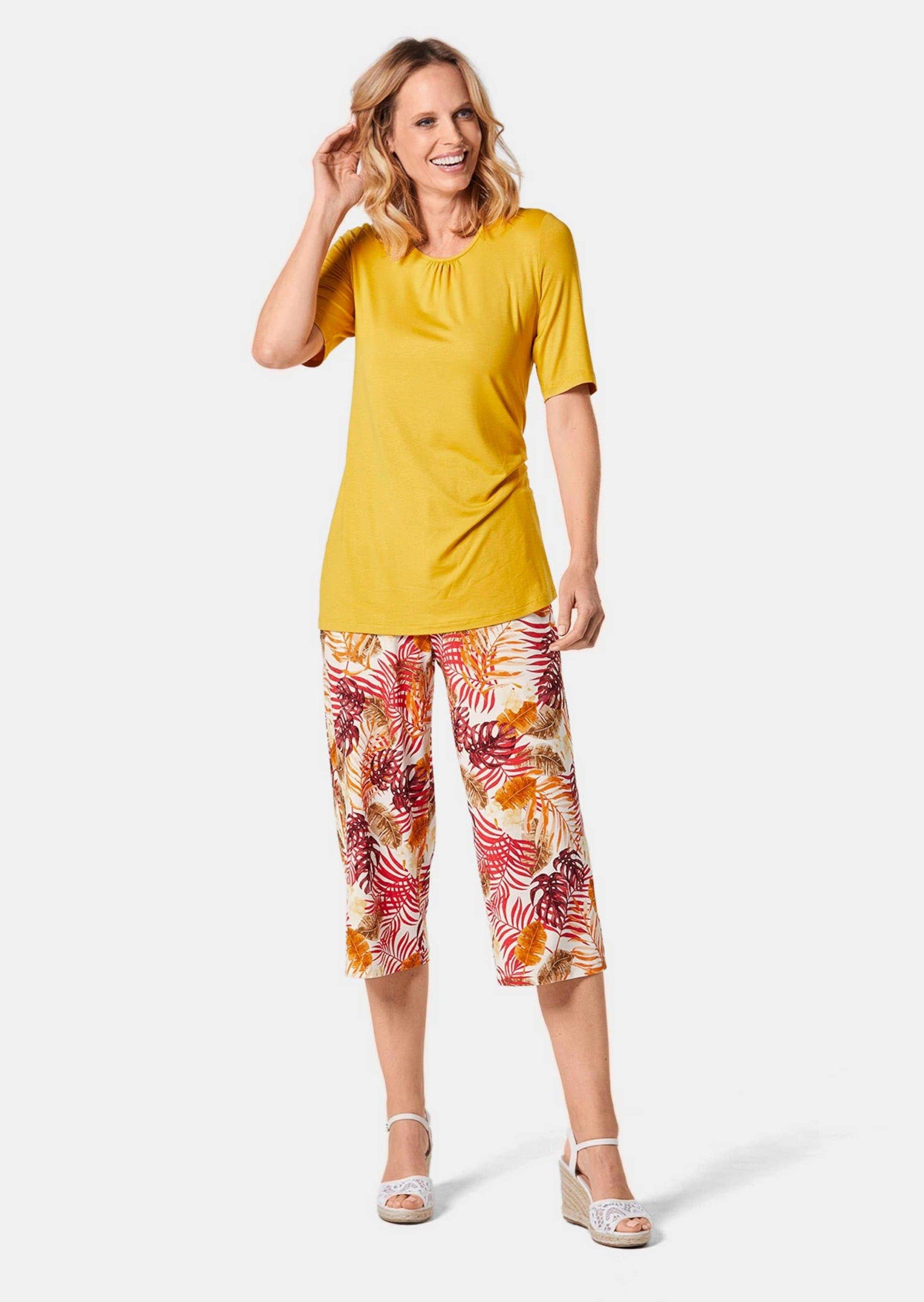 GOLDNER Stoffhose Attraktive Druckhose Louisa mit günstig online kaufen