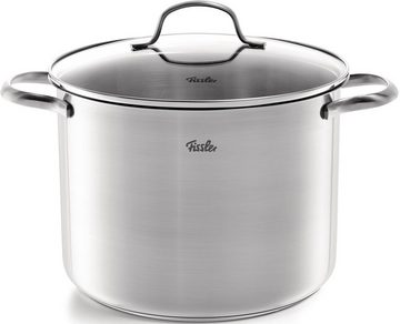 Fissler Topf-Set San Francisco, Edelstahl 18/10 (Set, 9-tlg., Bratentopf 20 cm, je 1 Kochtopf 16/20/24 cm, Stielkasserolle 16 cm), Geeignet für alle Herdarten, Induktion