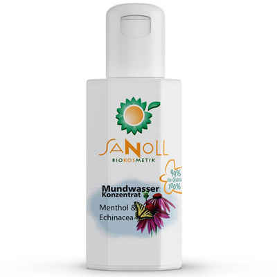 Sanoll Mundwasser, Menthol-Echinacea, 100 ml