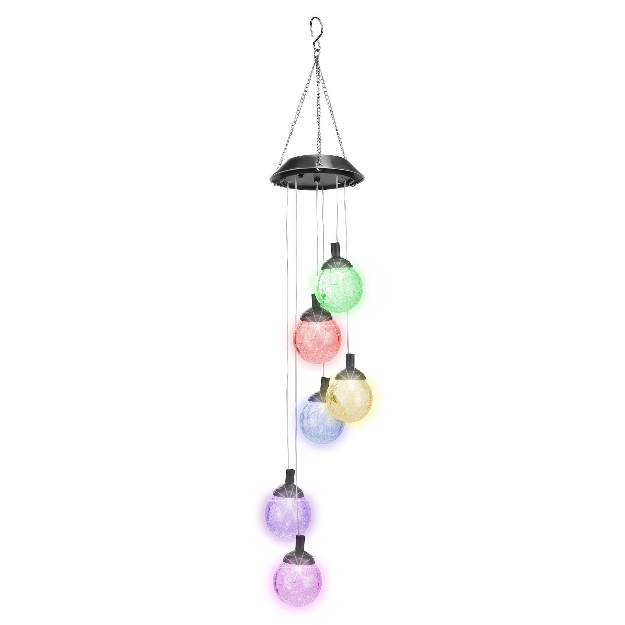 Spetebo LED Windlicht LED Solar Windspiel günstig online kaufen