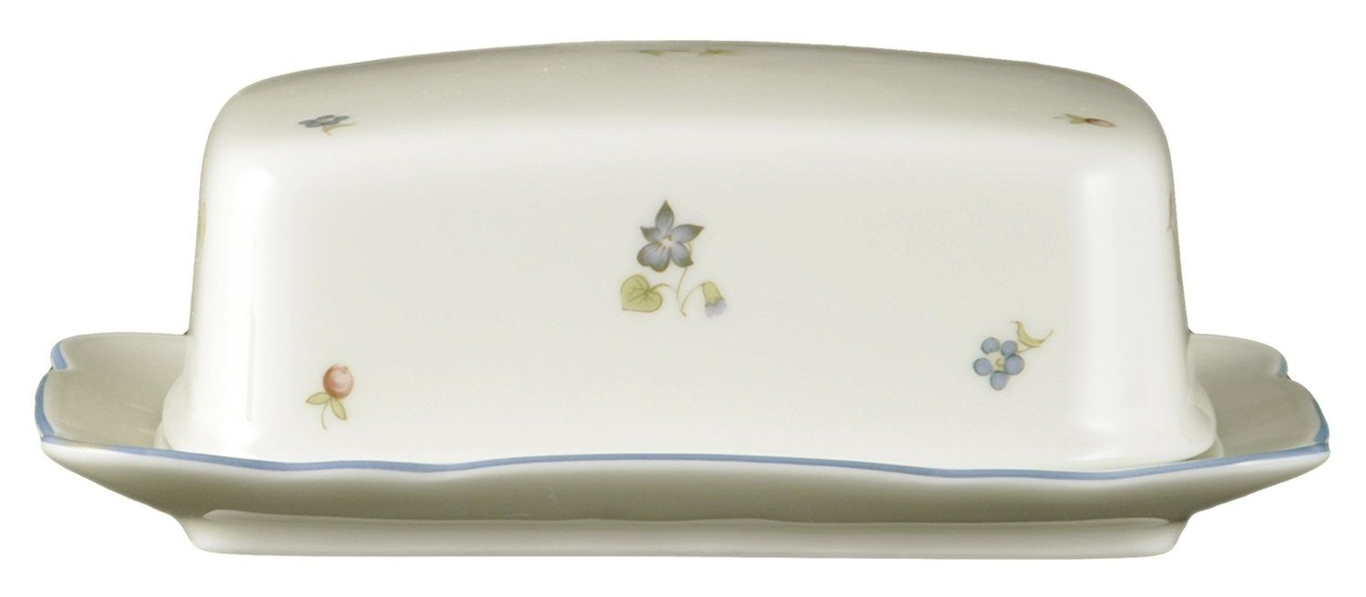 Seltmann Weiden Butterdose Butterdose MARIE LUISE, Mehrfarbig, B 17 cm, Porzellan