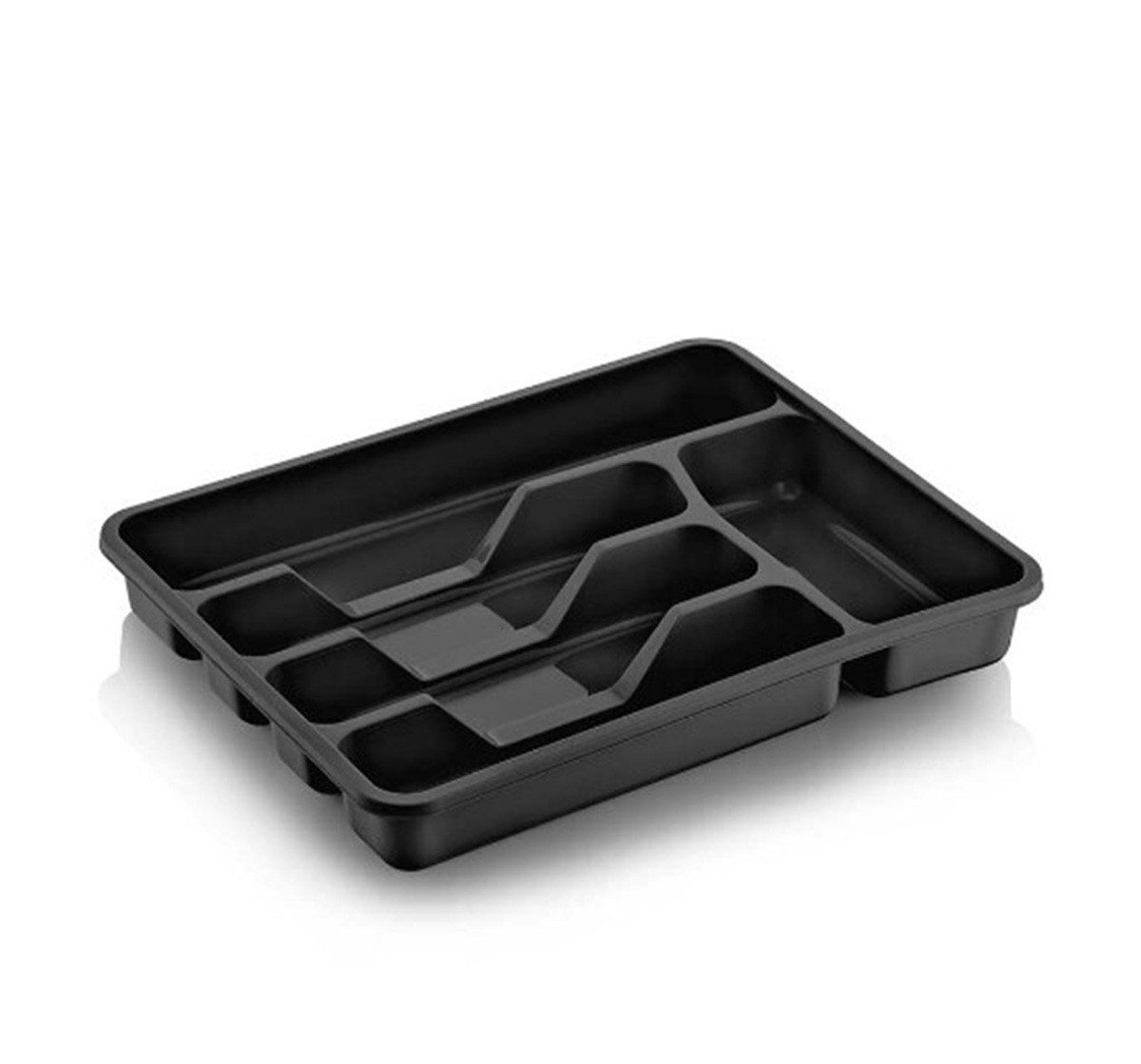 Michelino Besteckkasten in Schwarz - Schubladeneinsatz 38,5 × 31 × 7 cm (1 günstig online kaufen