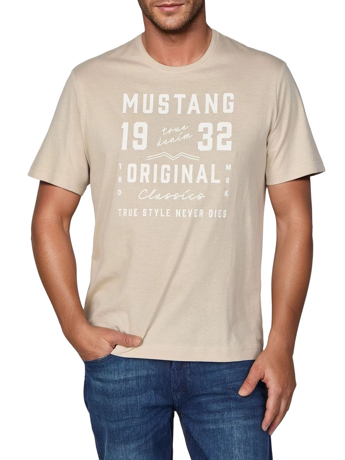 T-Shirt Herren Printshirt Regular Fit