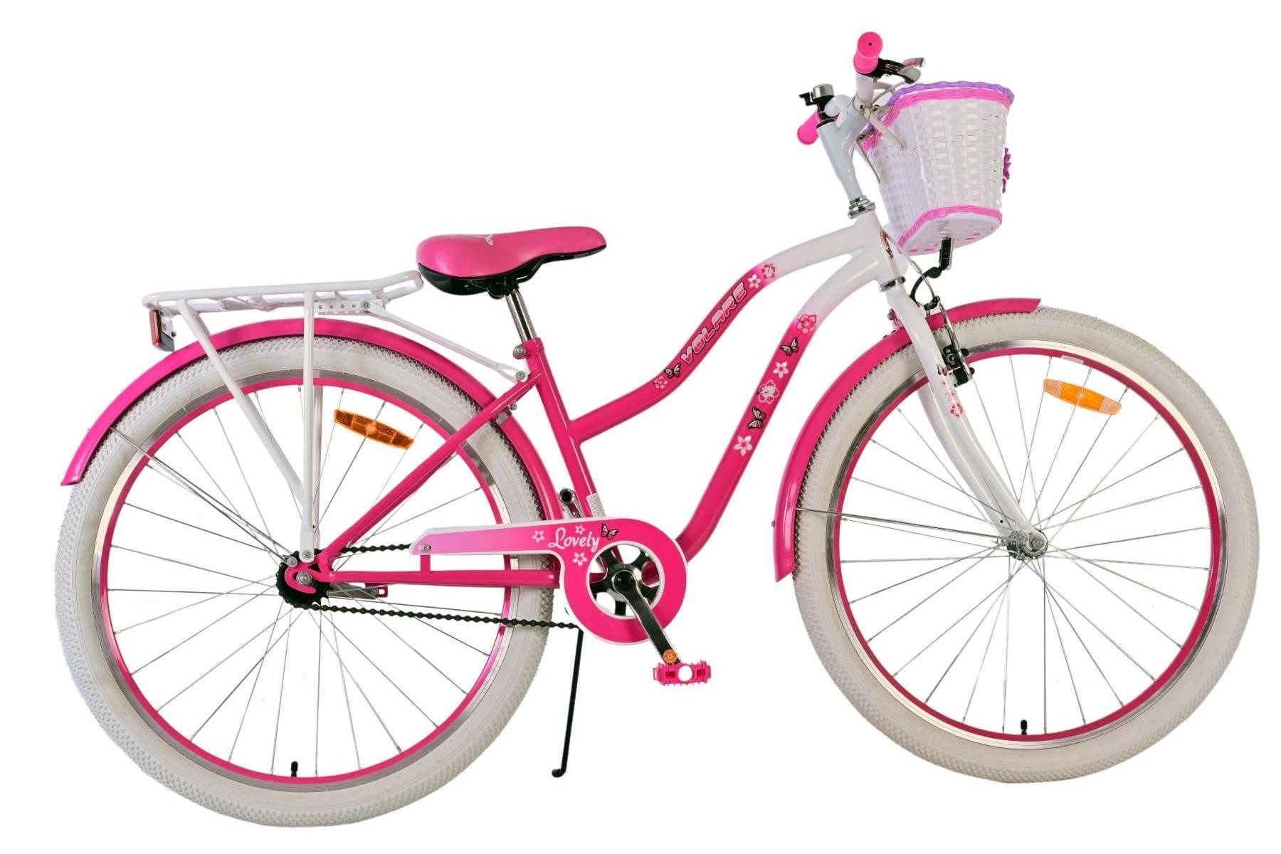 Kinderfahrrad Volare Lovely Kinderfahrrad für Mädchen - 26 Zoll in Pink