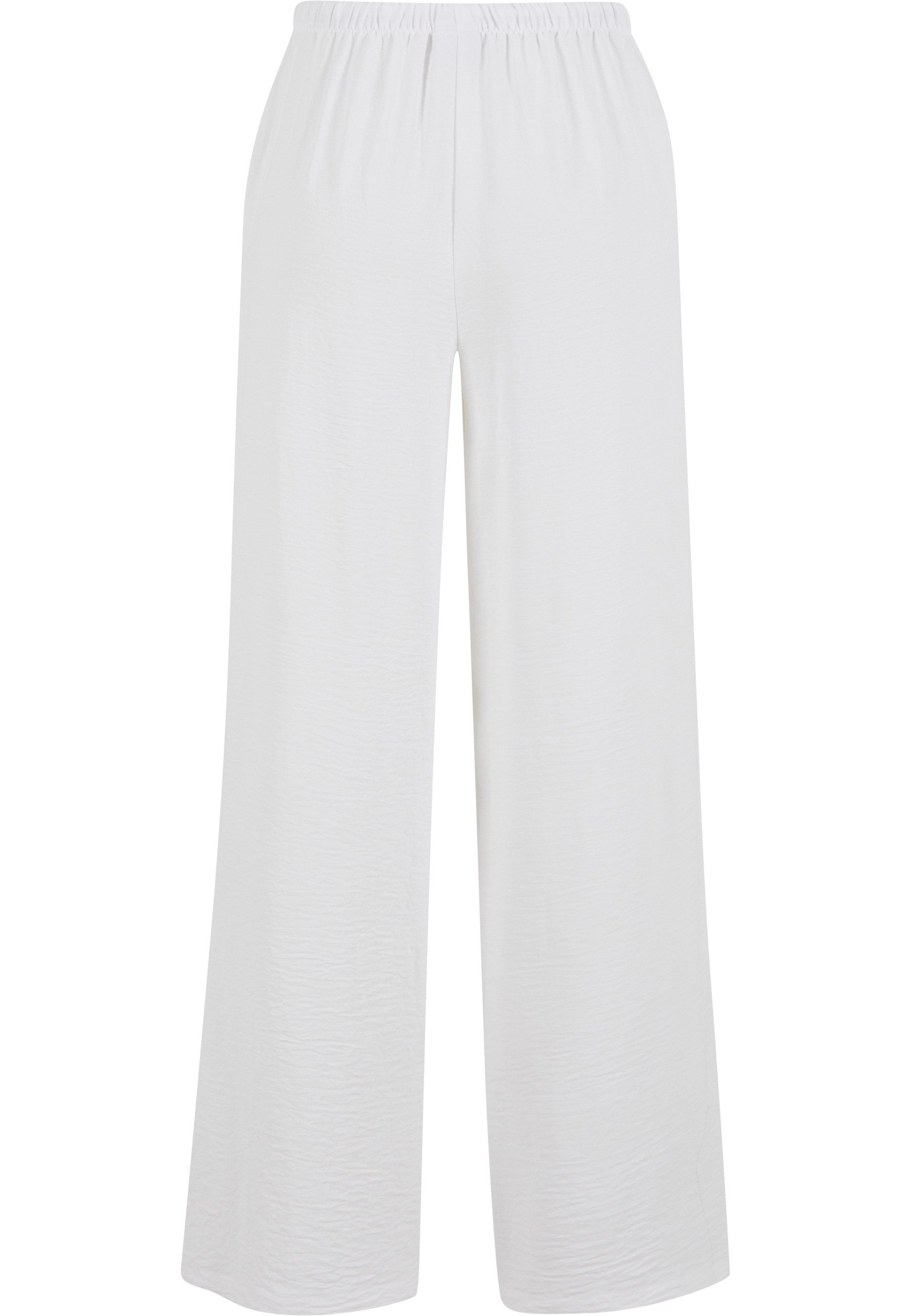 URBAN CLASSICS Stoffhose Urban Classics Ladies Structured Wideleg Pants (1-tlg)