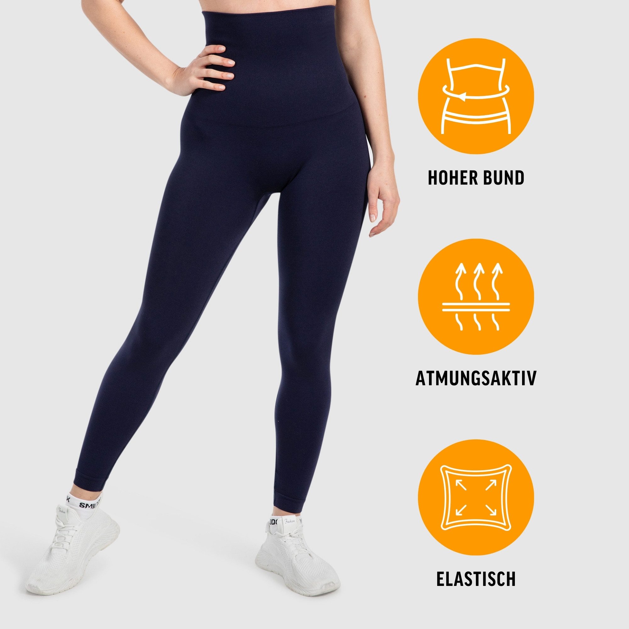 Smilodox Leggings Lenia, Nahtlose High Waist Sporthose, Scrunch-Effekt, Bli günstig online kaufen