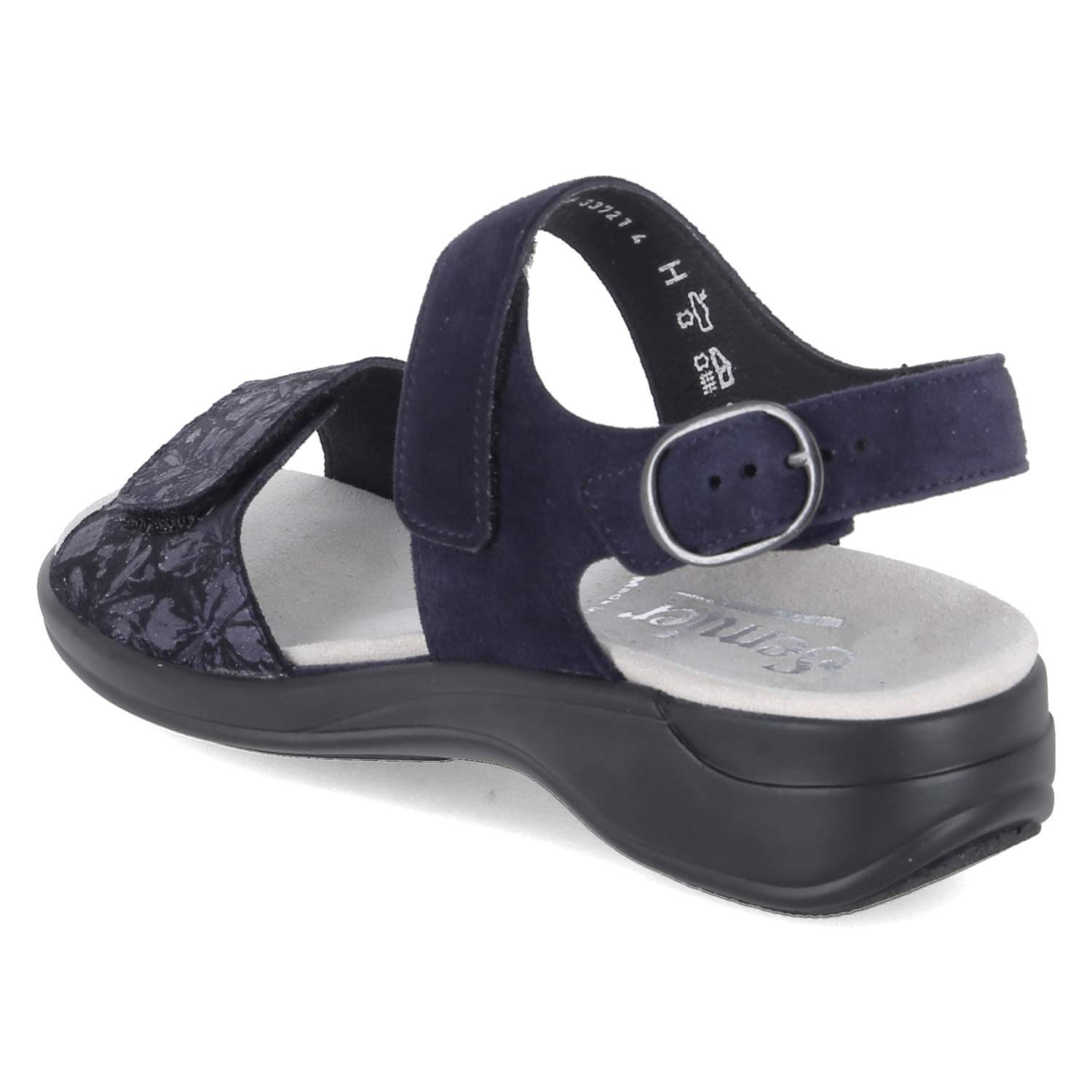 Semler Semler H1285868/080 SP Damen Rauleder blue Sandalette