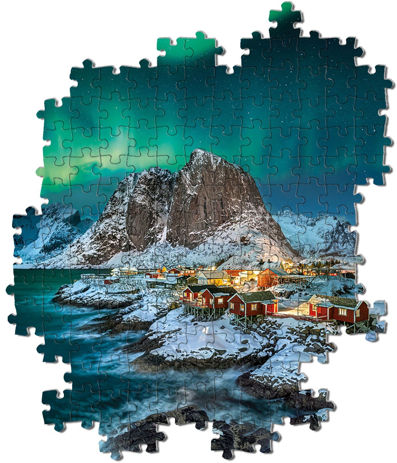 FSC® Made Puzzle weltweit Clementoni® Lofoten Wald schützt 1000 Quality Puzzleteile, Europe, Islands, in - High - Collection,