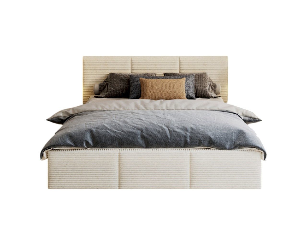 thematys Polsterbett mit Bettkasten Stauraumbett, aus hochwertigem CORD Sto günstig online kaufen