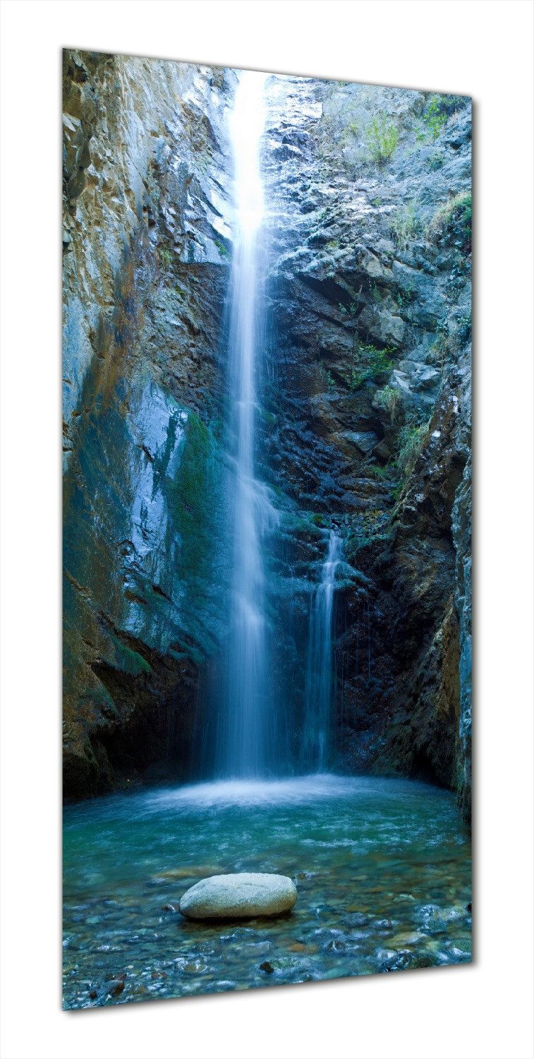 Wallario Duschrückwand Wasserfall bei Sonneneinfall, (1-tlg) günstig online kaufen