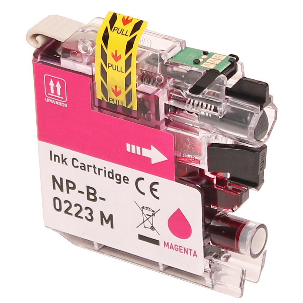ABC Tintenpatrone (Kompatible Patrone für Brother LC-221M LC-223M LC221 LC-223, MFC-J1170DW MFC-J1180DWT MFC-J4420DW MFC-J4425DW MFC-J4620DW MFC-J462)