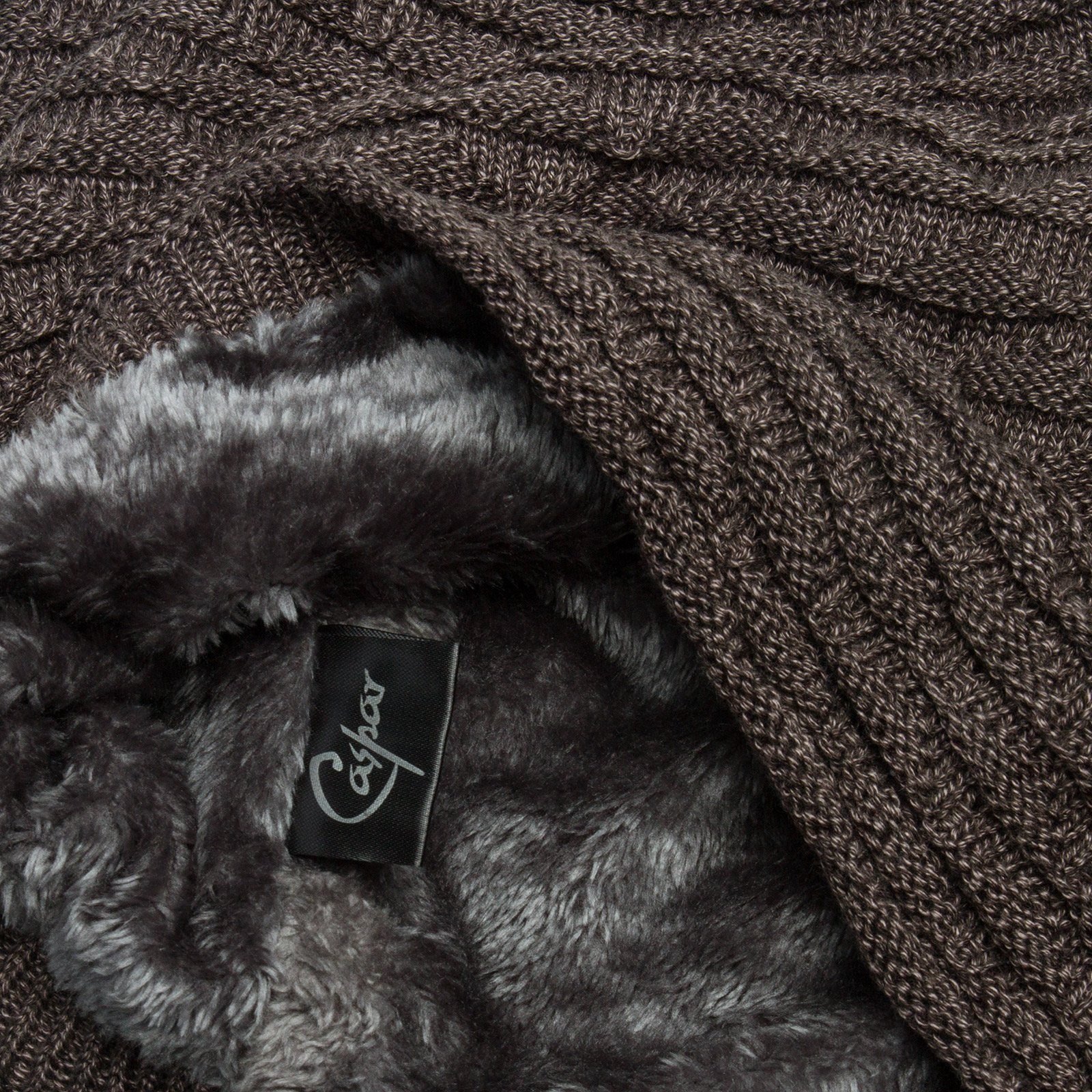 Caspar Beanie MU172 gefütterte Feinstrick Winter günstig online kaufen