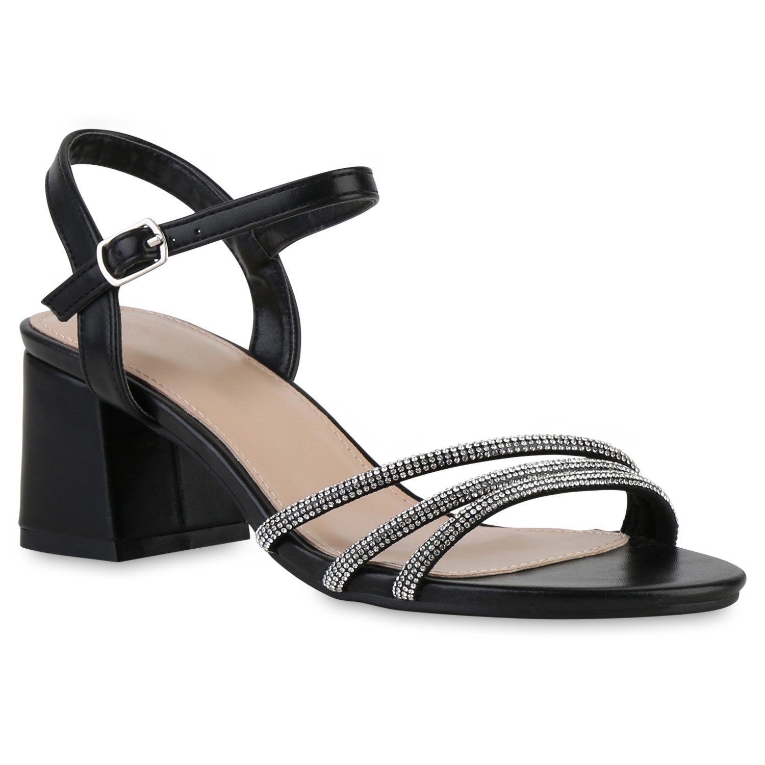 VAN HILL 841595 Riemchensandalette Damen Riemchensandaletten Sandaletten St günstig online kaufen