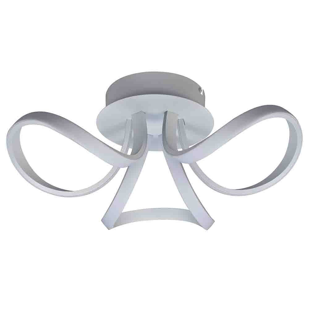 Mantra Deckenleuchte LED-Deckenlampe Weiß Knot Weiß