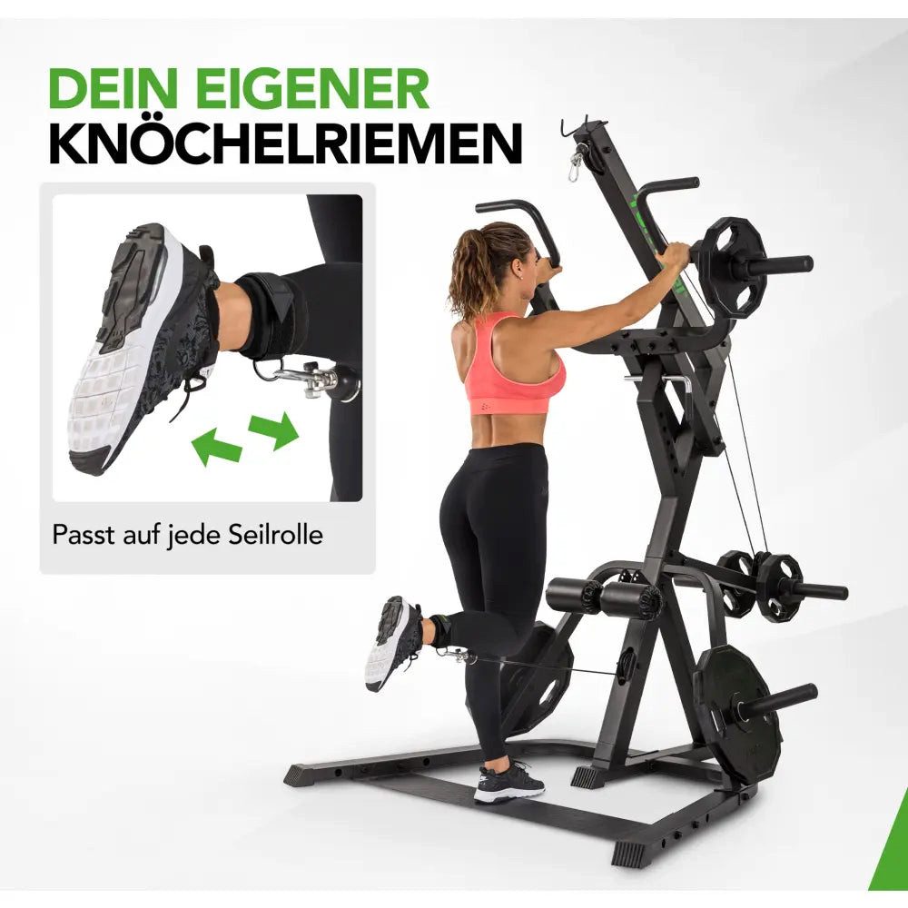 Sport-Knight® Trainingsmanschette Deluxe Fußmanschette, Beinschlaufe für Po-und Beintraining am Kabelzug