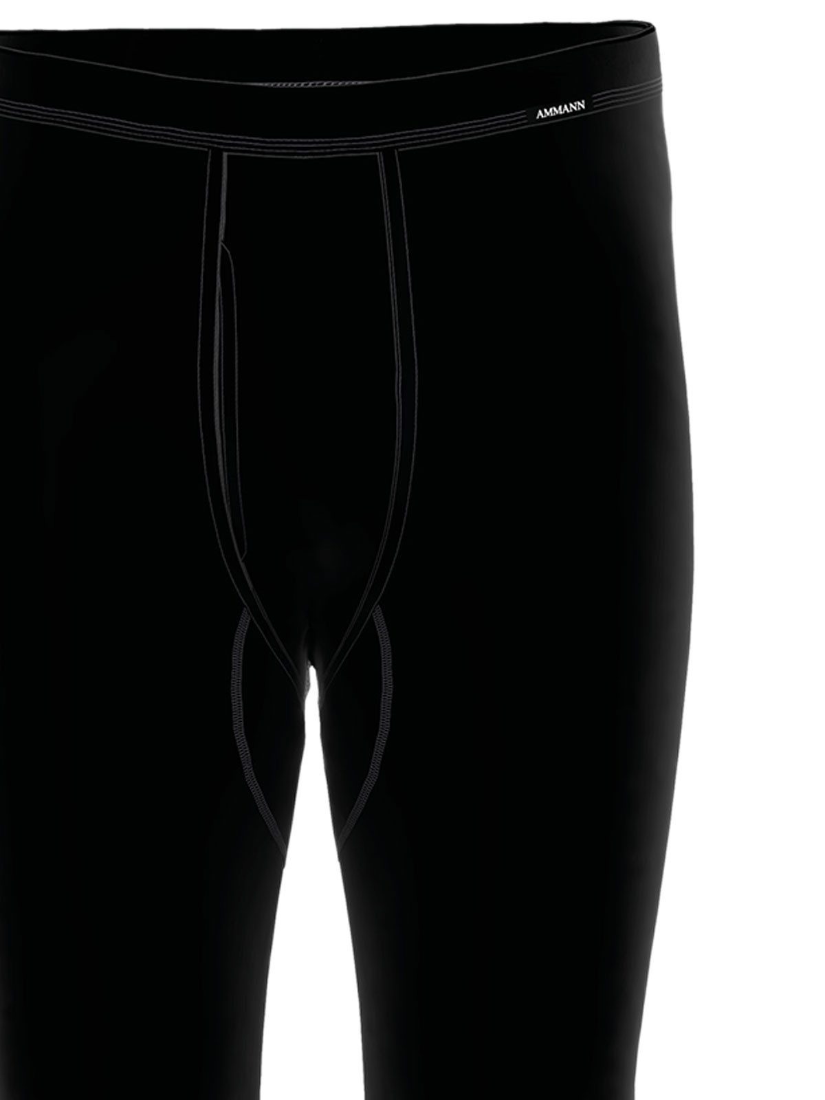 Ammann Lange Unterhose Unterhose lang mit Eingriff Day Classic / Feinripp (Stück, 1-St) mit eingriff