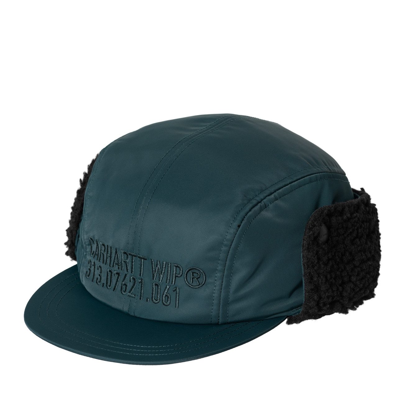 Carhartt WIP Baseball Cap Carhartt WIP Olten Ear Guard Cap Duck Blue Black günstig online kaufen