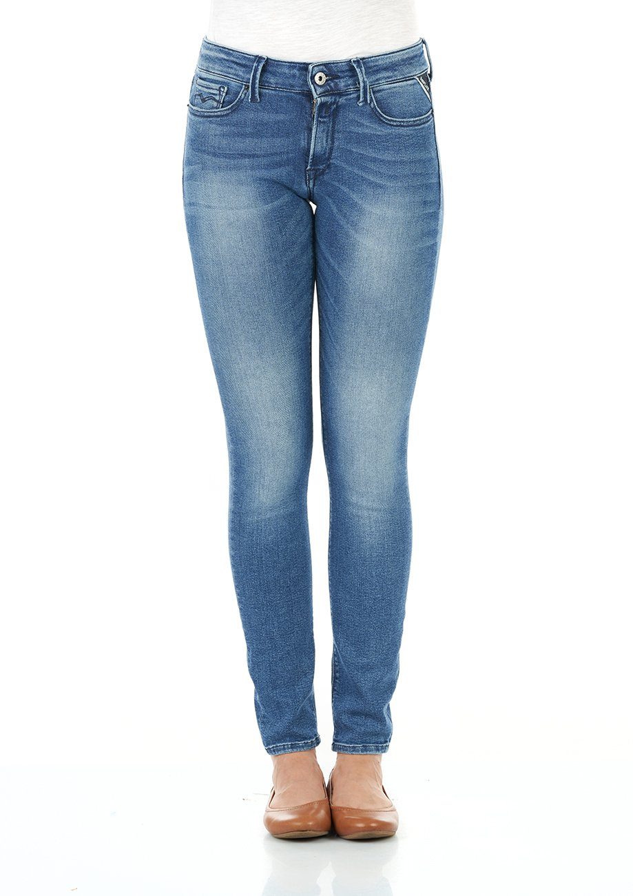 Replay Skinny-fit-Jeans New Luz Jeanshose mit Stretch