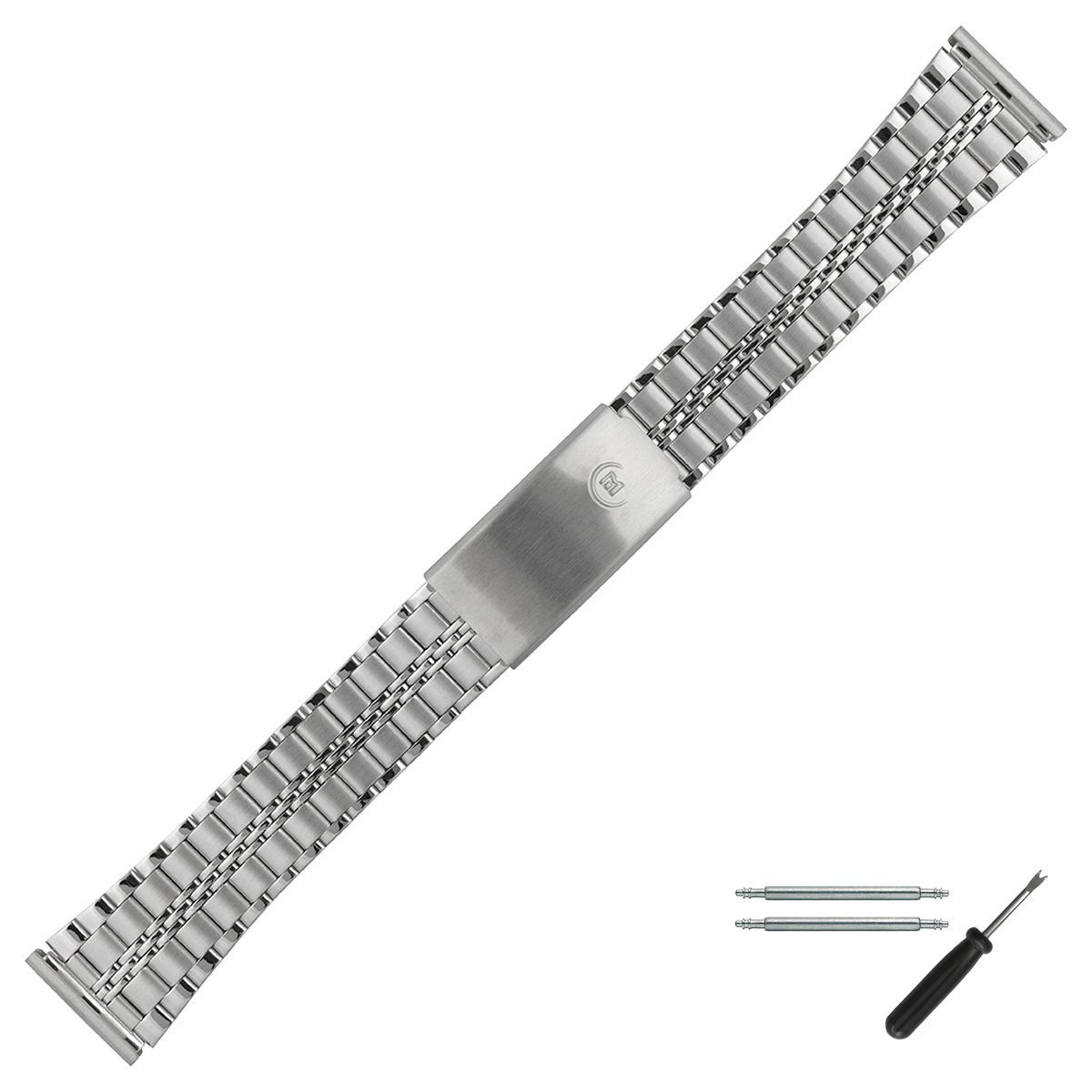 MARBURGER Uhrenarmband 18mm Edelstahl Silber günstig online kaufen