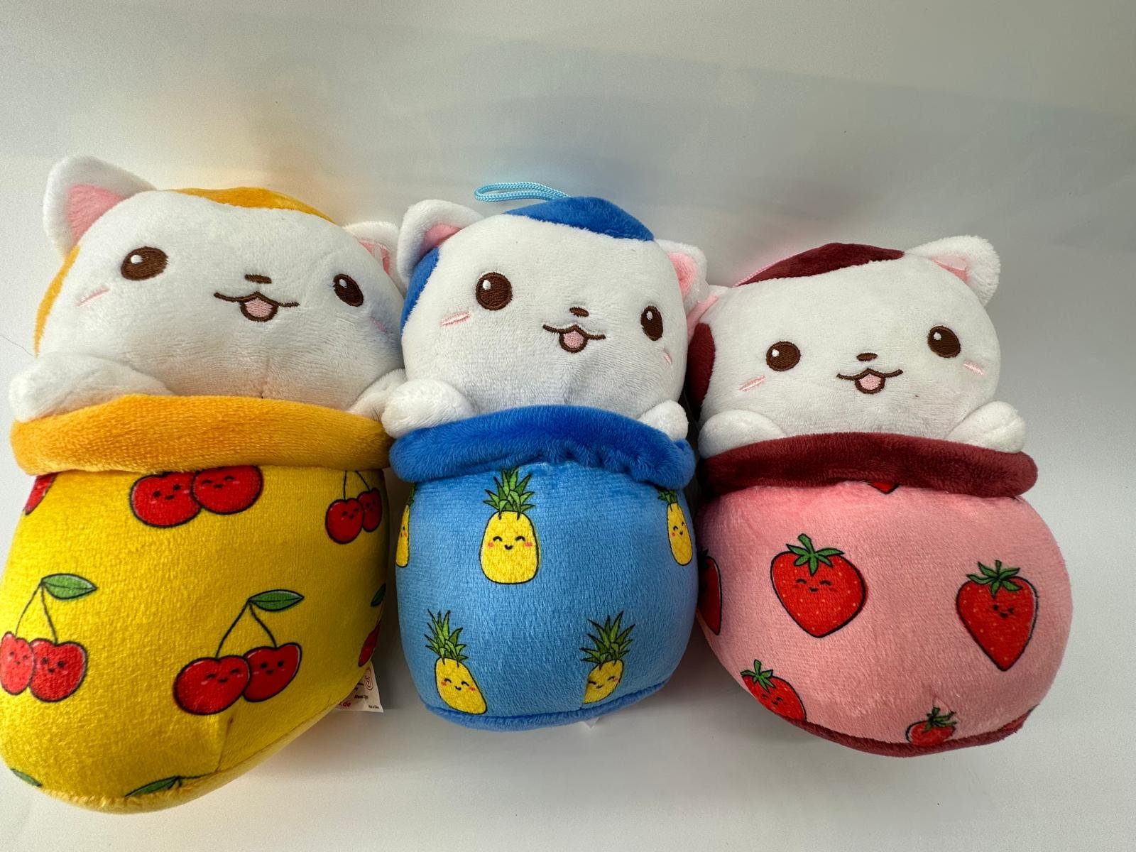 soma Kuscheltier kawaii plüschtier Katze Spielzeug für Kinder Mädchen Jungen gelb (1-St), kawaii kuscheltier katze kuscheltier kuscheltier katze 20 cm