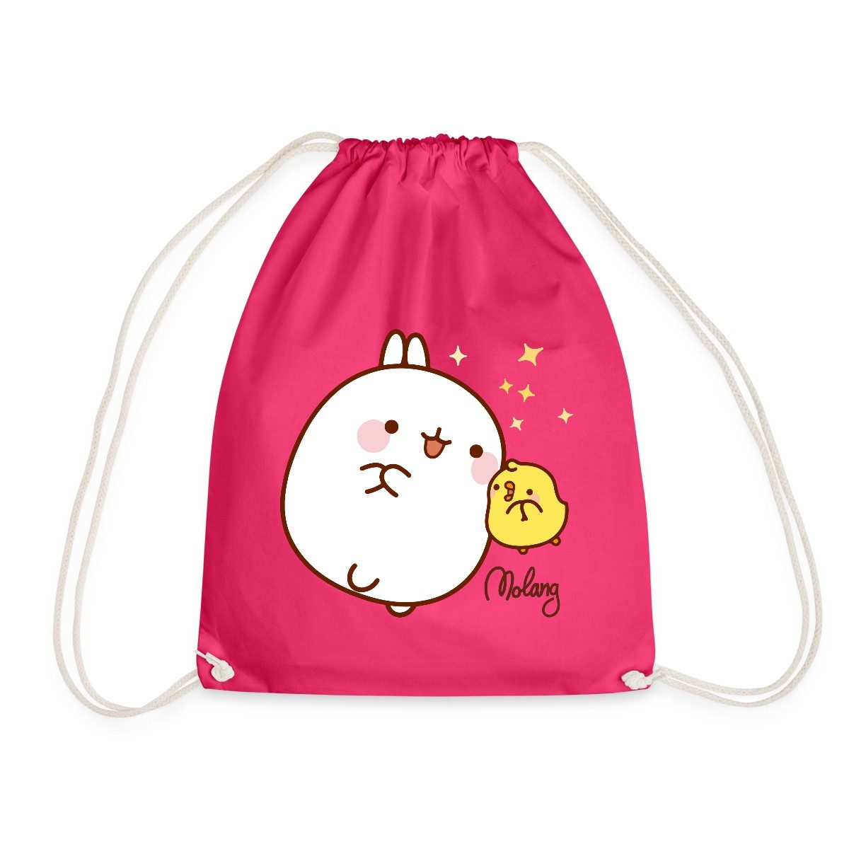 Spreadshirt Turnbeutel Molang Piu Piu Sterne Turnbeutel (1-tlg)