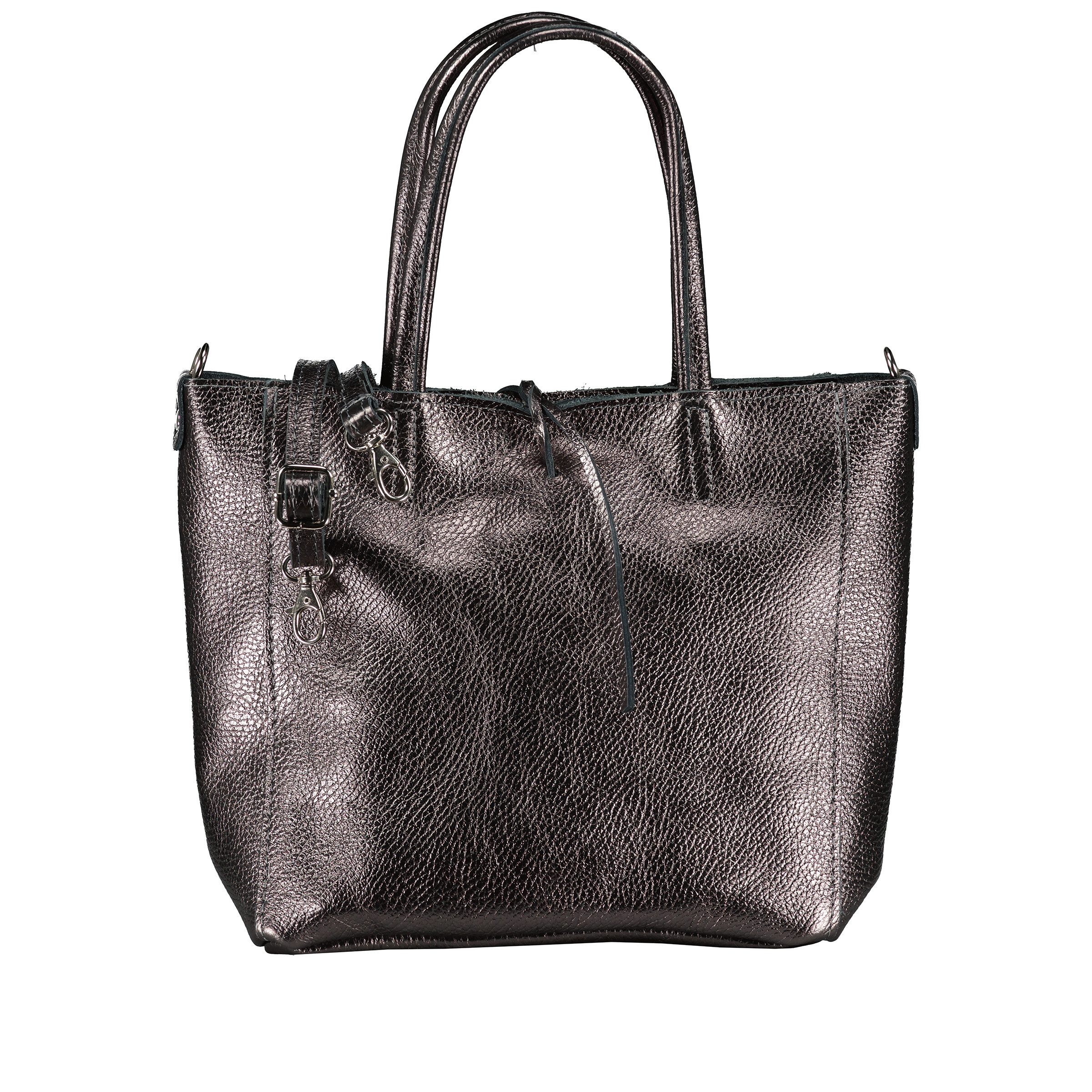 Handtasche Metallic