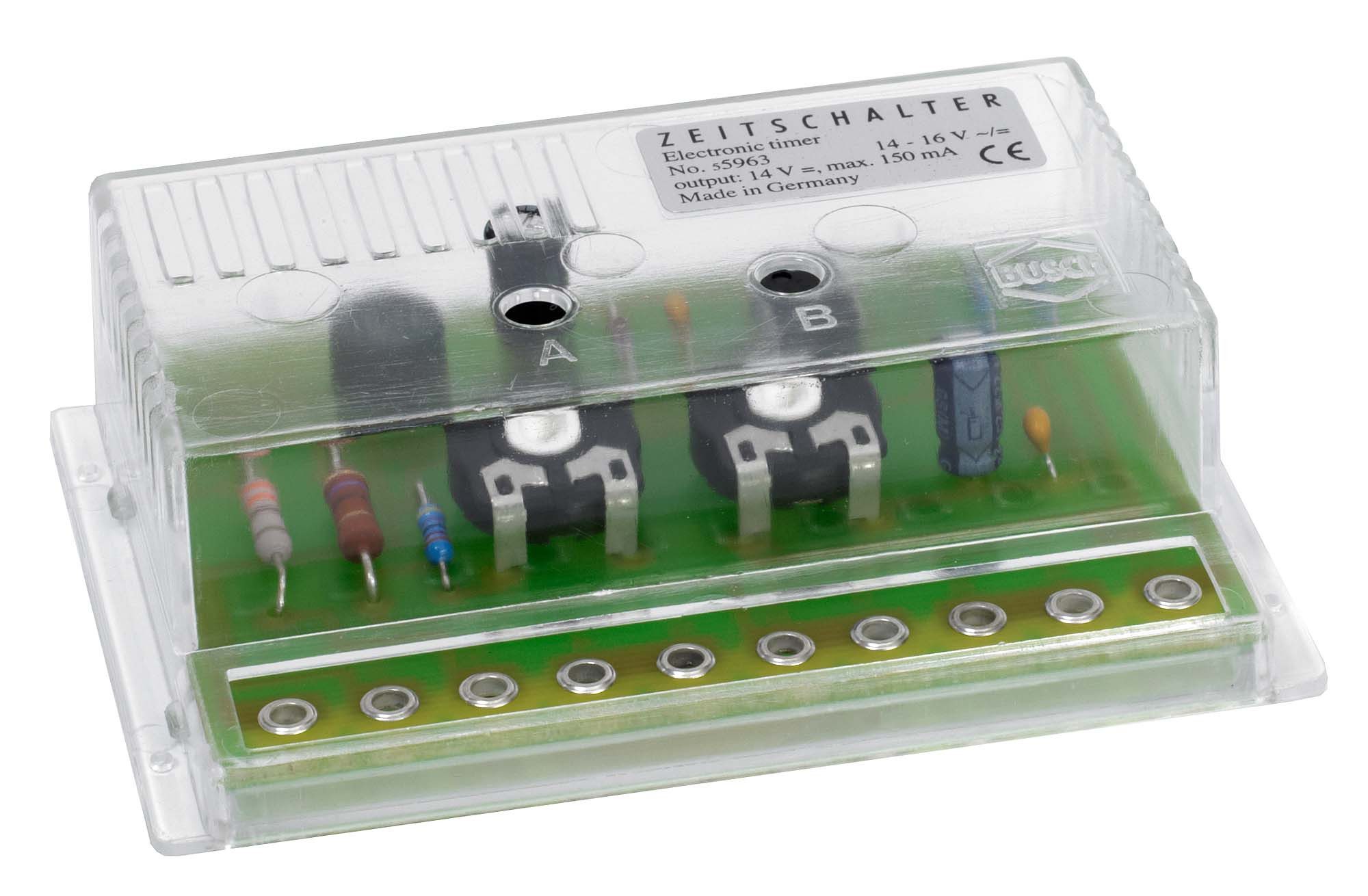Busch Модельный железнодорожный контроллер Busch 5963 Zeitschalter zur Lichtschranke 5720 / 5962 H0 N TT 1G 0 Z