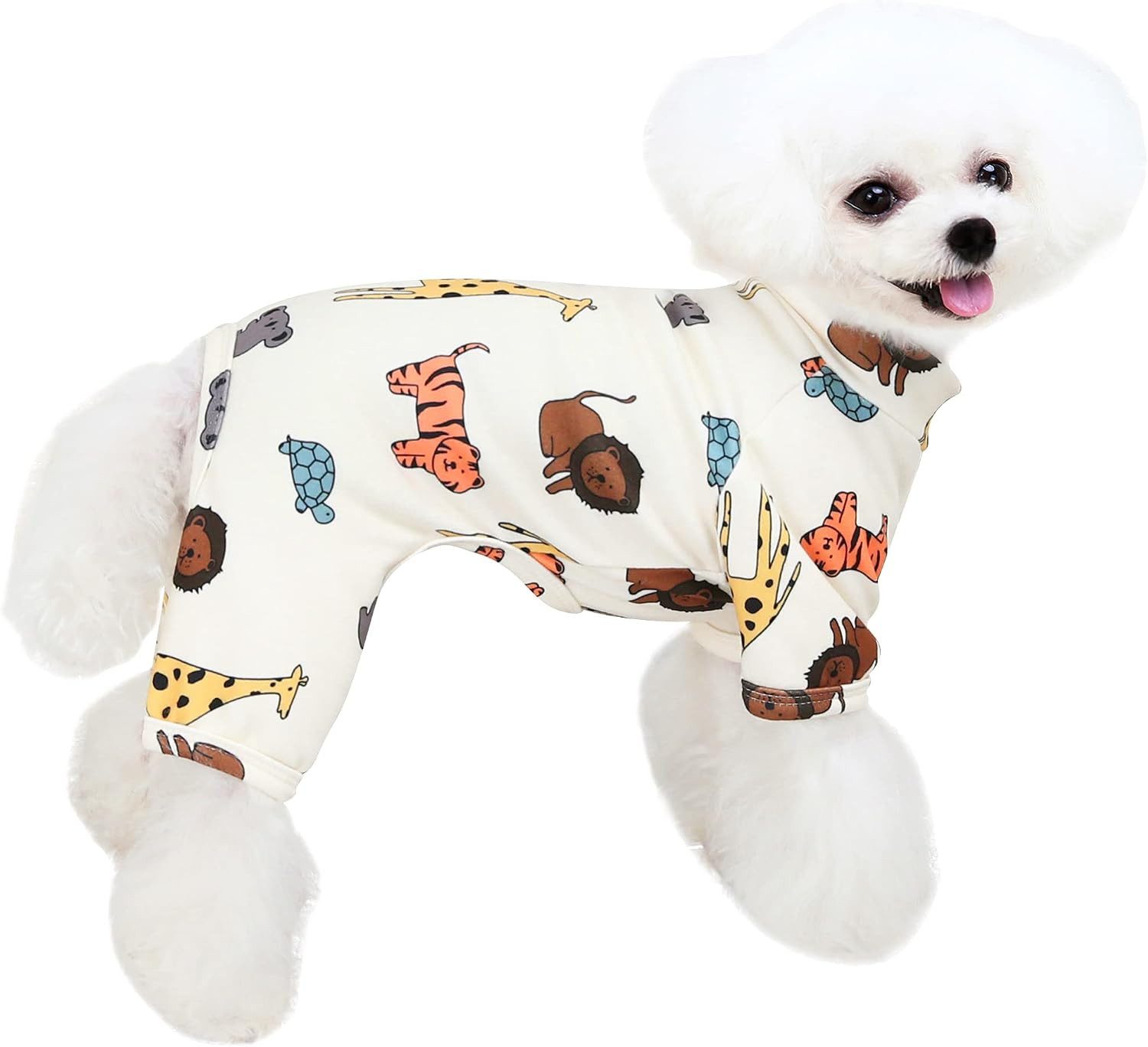 FELIXLEO Haarkamm Hundepyjama Weich Warm Elastisch für Kleine Mittelgroße Hunde