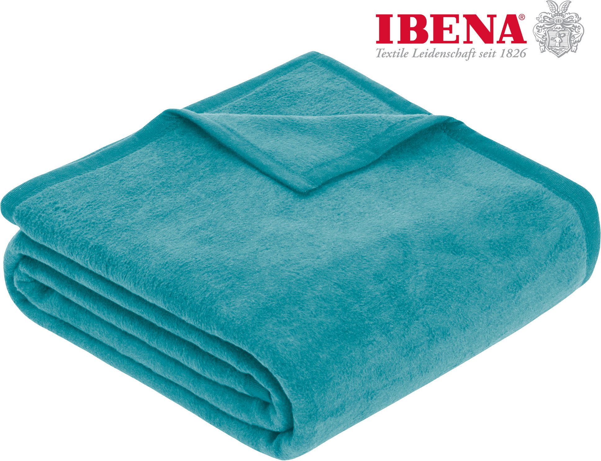 Wohndecke Luxus, IBENA, verschiedene Größen, uni, Kuscheldecke, Premium, ma günstig online kaufen