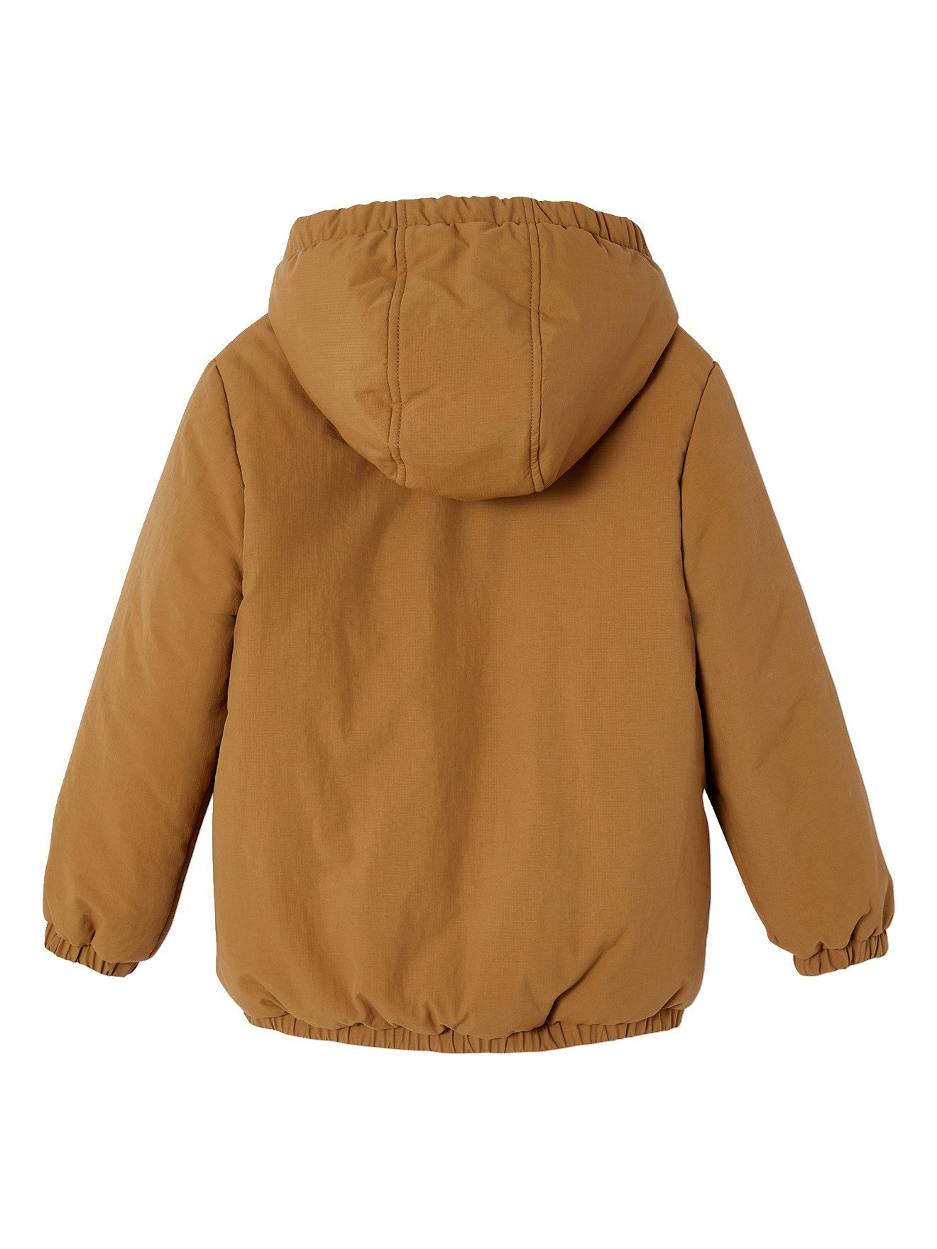 vertbaudet Parka Jungen Winterjacke mit Kapuze und Webpelzfutter, Recycling-Polyester