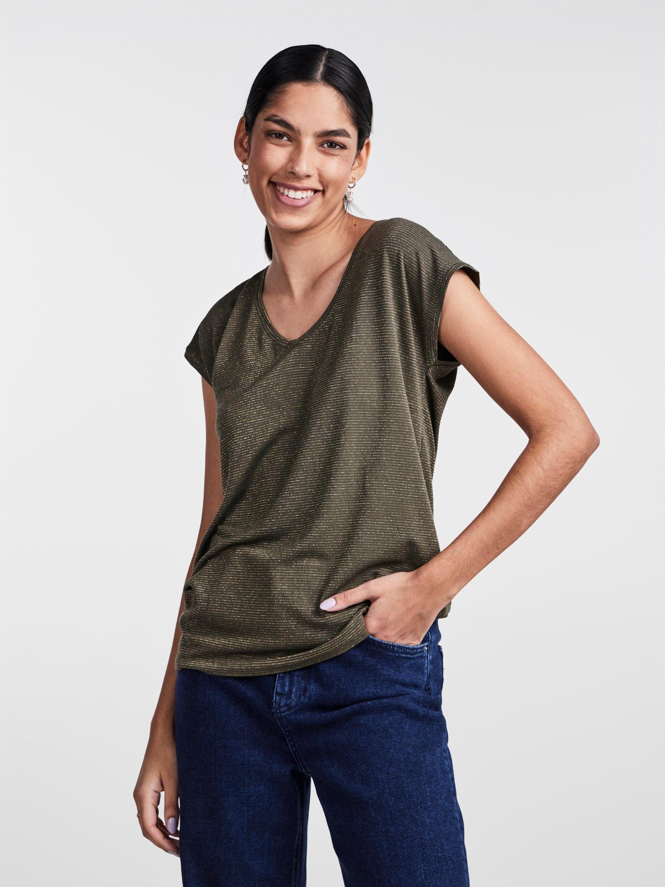 pieces T-Shirt Billo (1-tlg) Plain/ohne Details günstig online kaufen