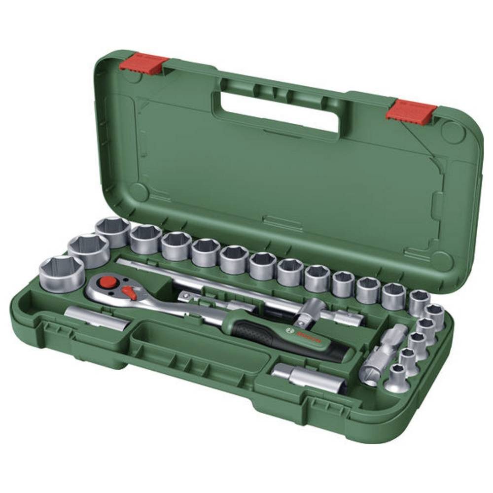 Bosch Home & Garden Торцевой ключ Handwerkzeuge 1/2“-Ratschen-Set 25-tlg