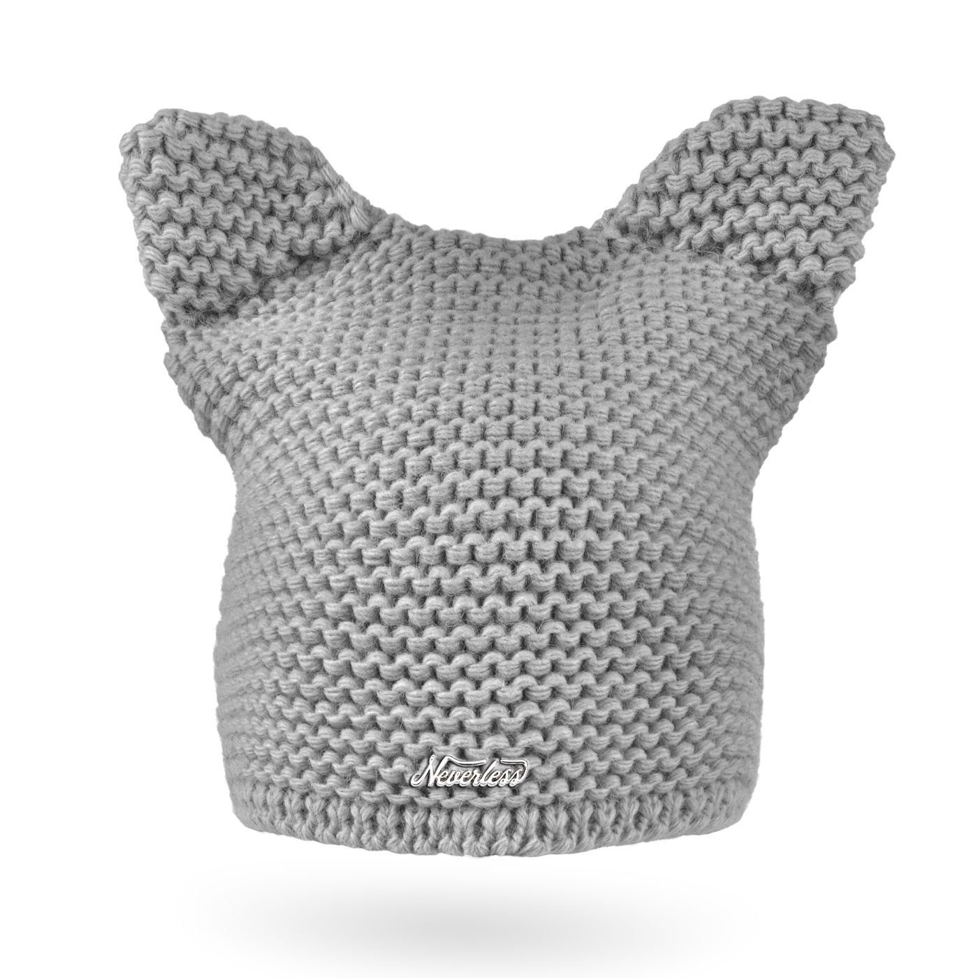 Neverless Strickmütze Damen Strickmütze Katze Katzenohren günstig online kaufen