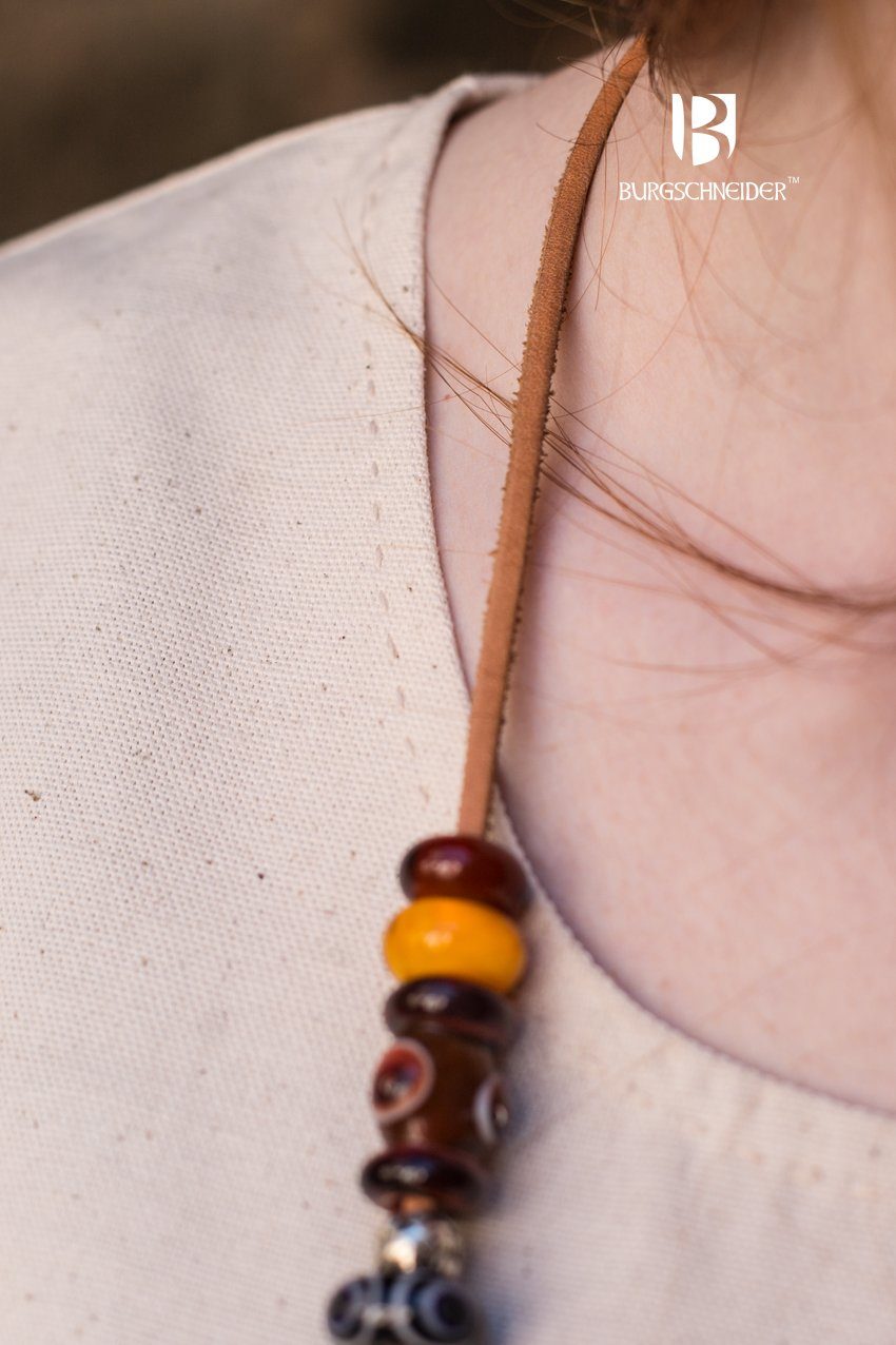 Burgschneider Ritter-Kostüm Mittelalter Kleid Typ Unterkleid Freya Natur XXL