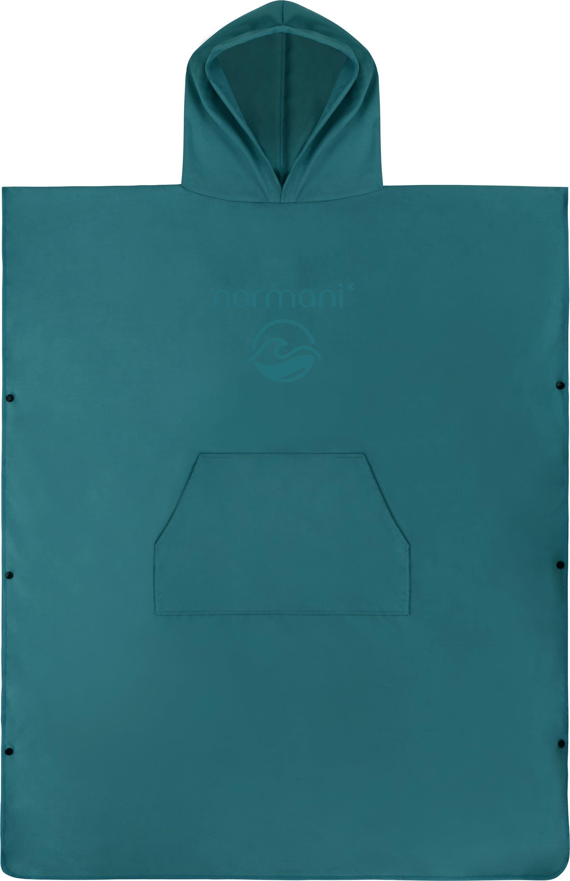 normani Unisex-Bademantel Weicher Mikrofaser Badeponcho Nosara, 110, Polyes günstig online kaufen