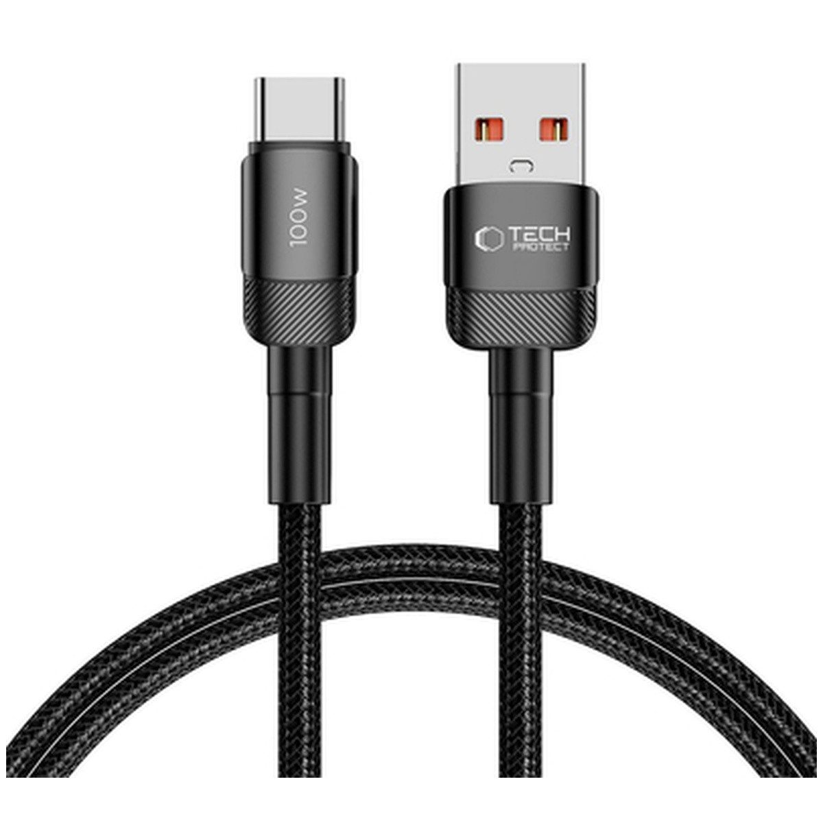TECH PROTECT Tech Protect UltraBoost Evo USB-C USB-A Kabel 100 W 5 A 1 m Smartphone-Ladegerät