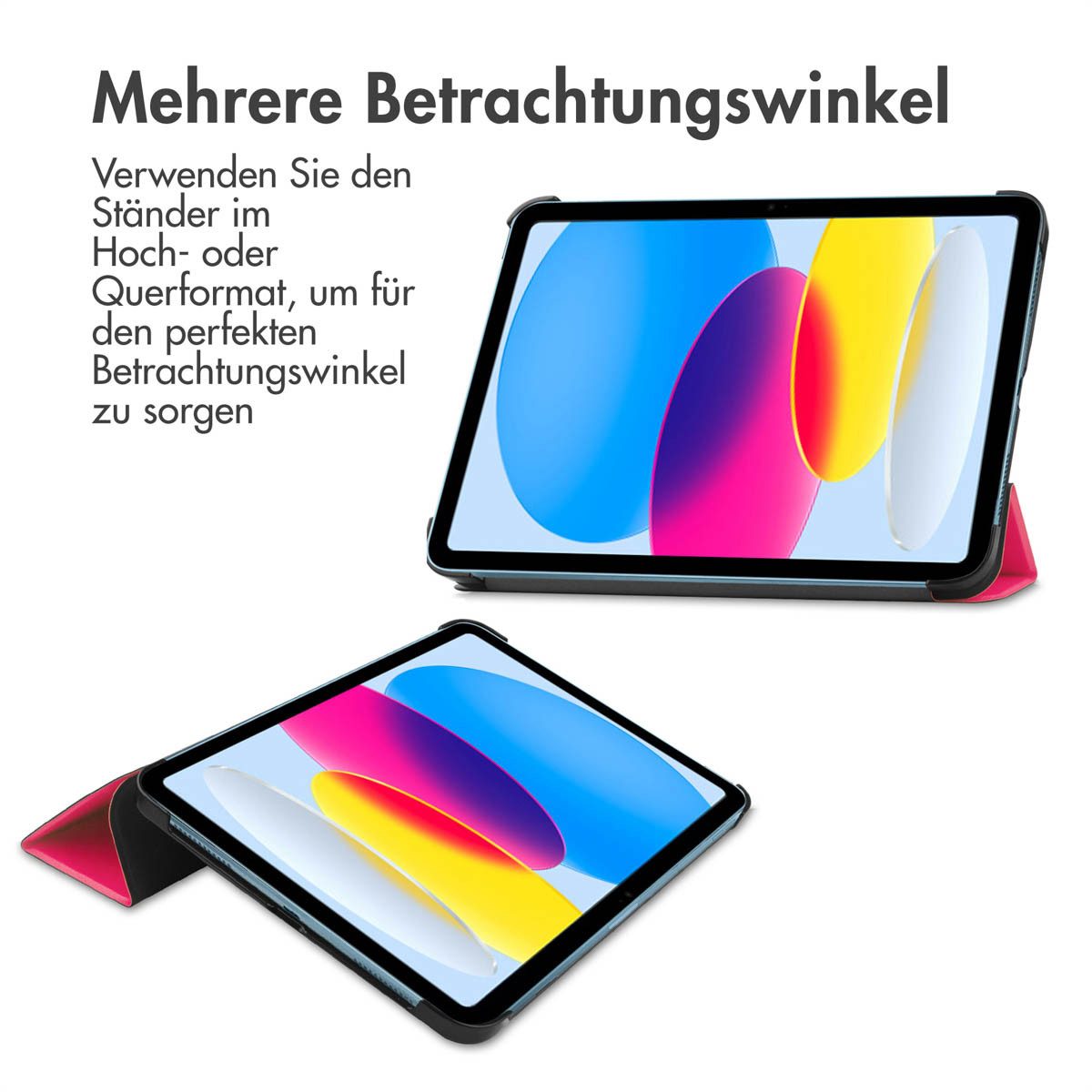 imoshion Tablet-Mappe imoshion Trifold Klapphülle Apple iPad 11 (2025) 11 Zoll A16 / iPad 10