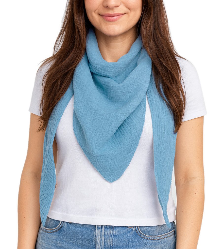 dy_mode Dreieckstuch Damen Halstuch Dreieckstuch Musselin Dreiecksschal Sch günstig online kaufen