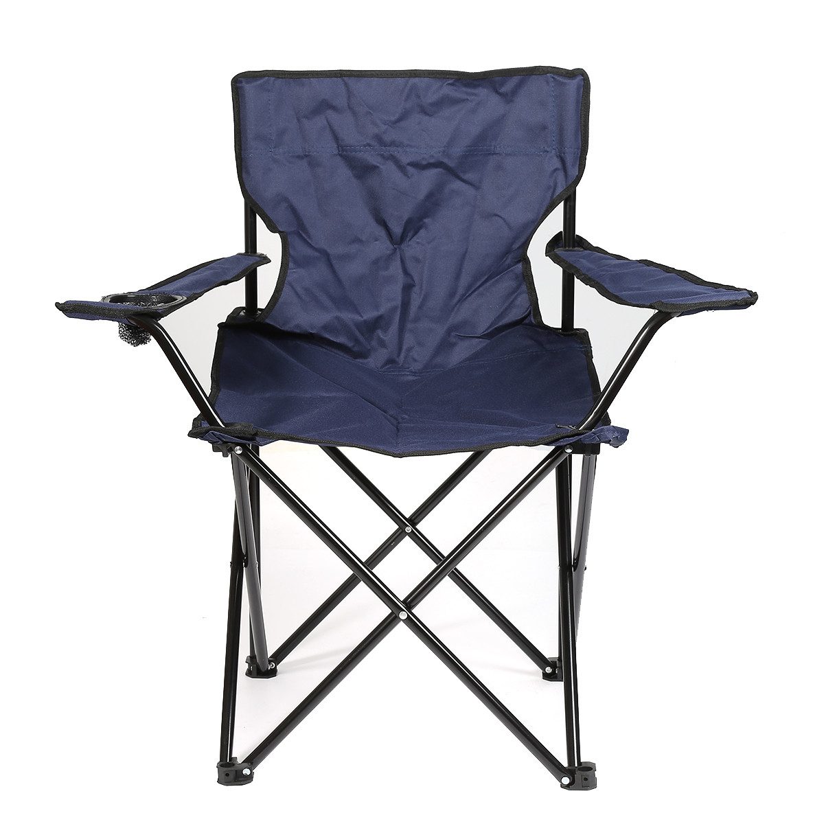 JEOBEST Campingstuhl Anglersessel, Stuhl faltbar für Festival Freizeit Garten, (Stück, 1 St), Klappstuhl mit Armlehnen und Getränkehalter