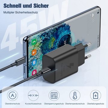 neue dawn 45W USB C Schnellladegerät für Samsung S24+ S23+ S22+/S24/S23/S22Ultra USB-Ladegerät