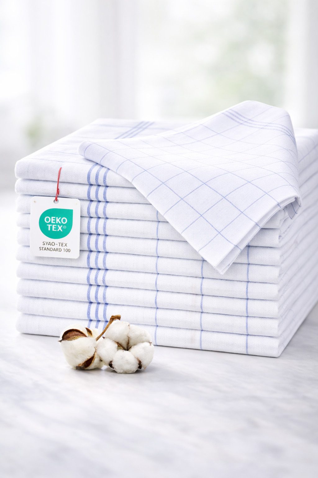 BRB Geschirrtuch Geschirrtücher Baumwolle Küchen Trockentücher Geschirrhandtücher, (Set, 10-tlg., 10er-20er-40er), Küchentücher in Gastronomiequalität – langlebige Abtrockner