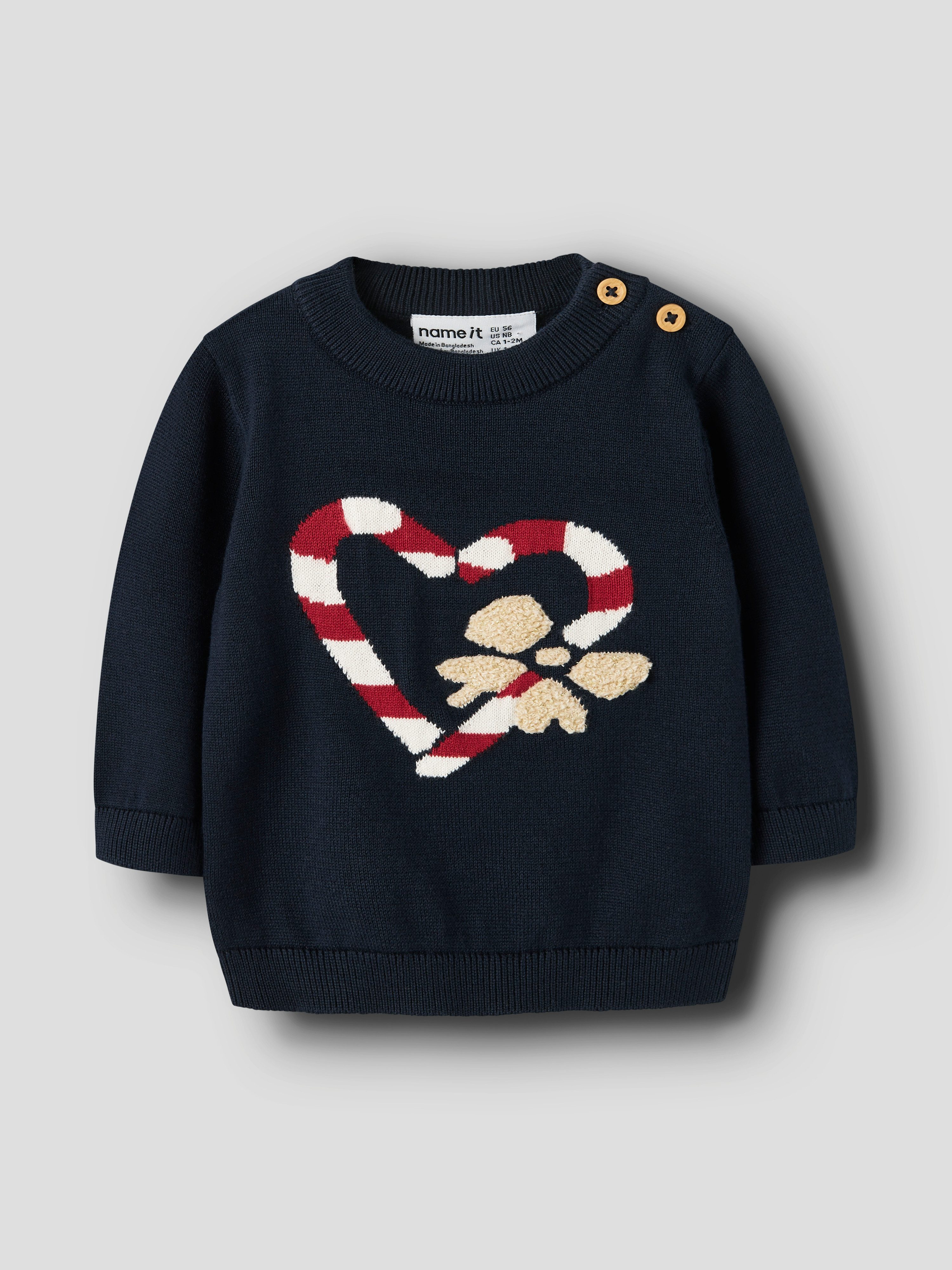 Name It Weihnachtspullover NBFREAMO LS KNIT