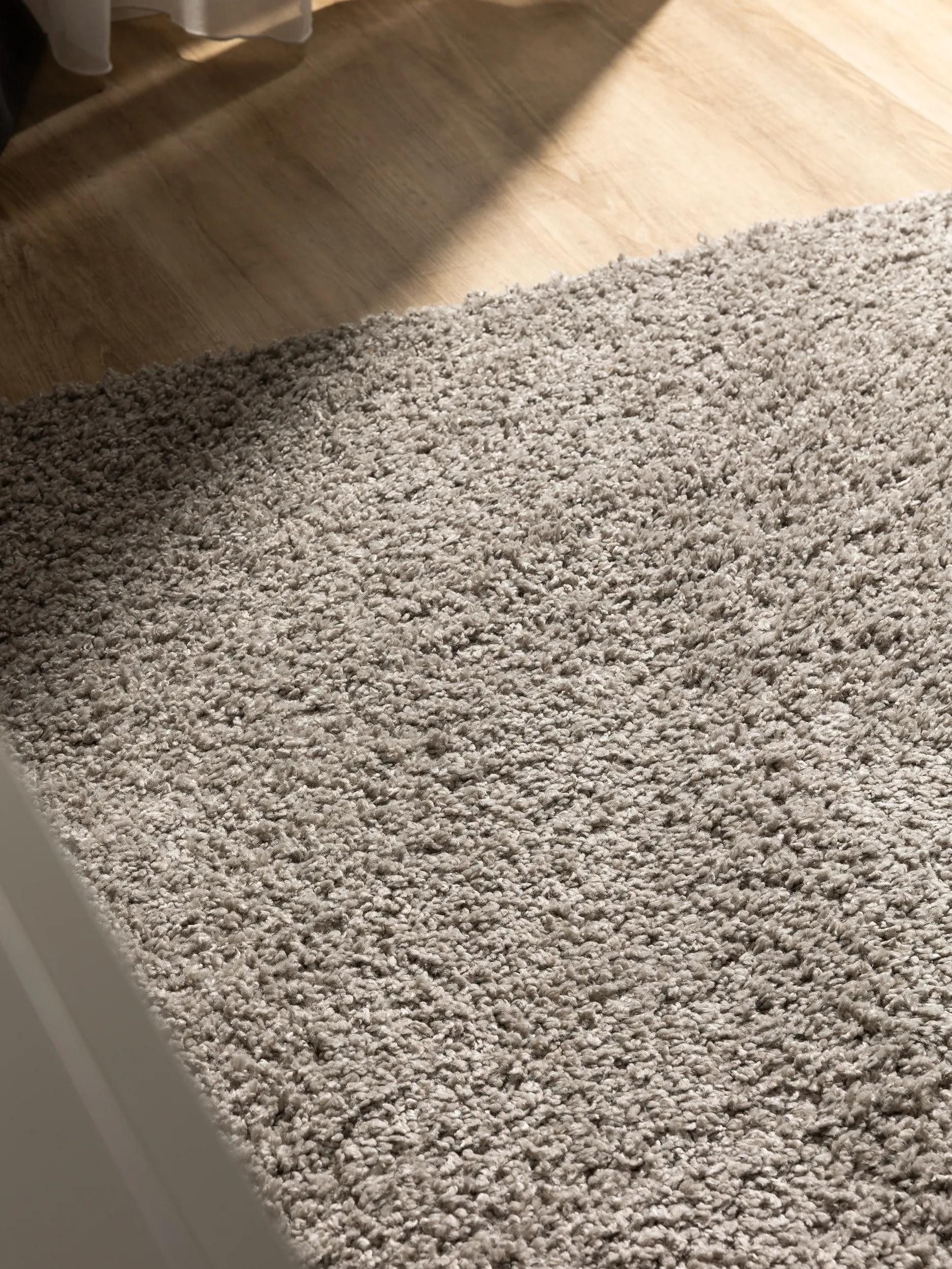 benuta Hochflor-Teppich Soho, quadratisch, Höhe: 31 mm, Teppich Wohnzimmer, Schlafzimmer, Esszimmer, Rutschfest, Waschbar