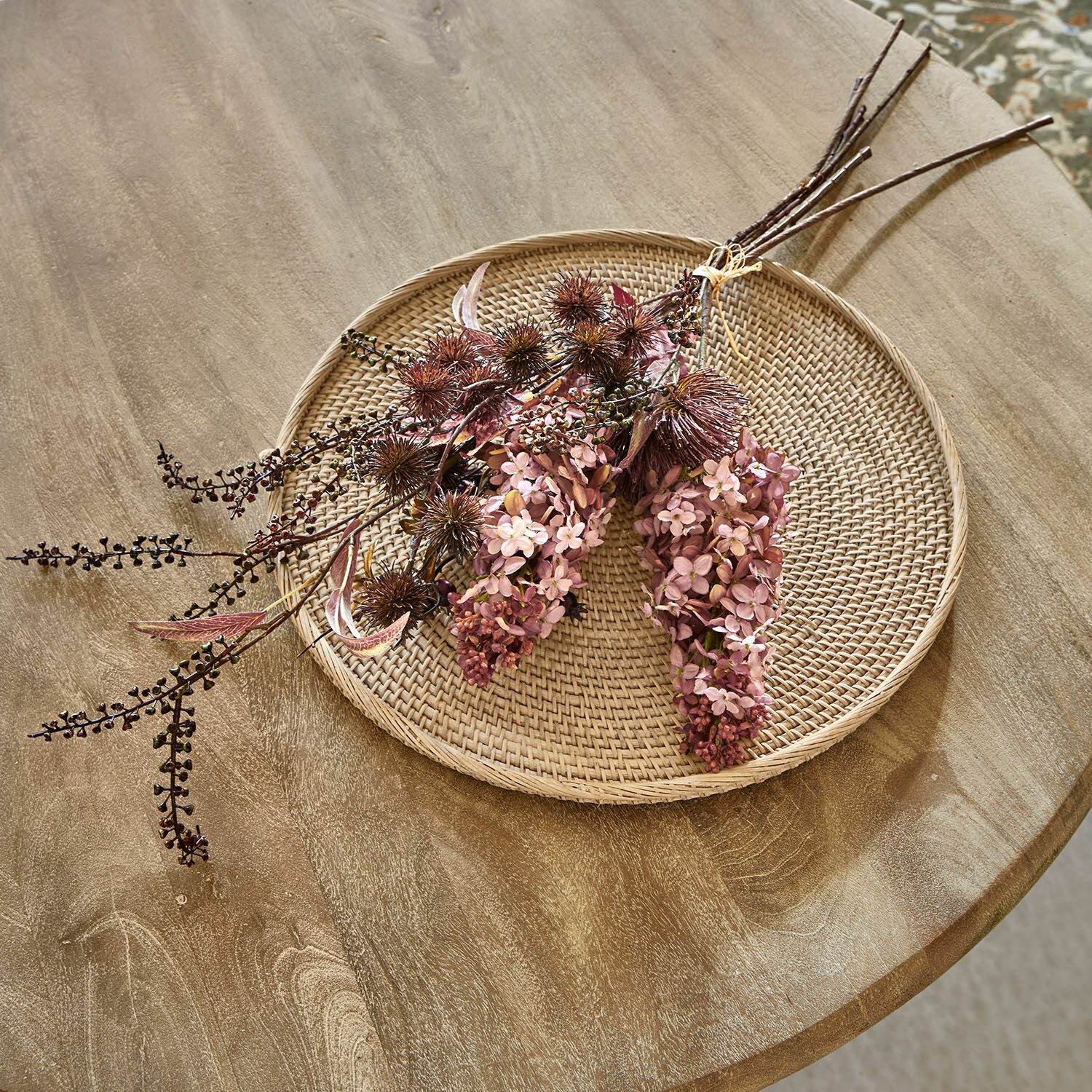 Kunstblume Deko-Blumenstrauß Frinalor altrosa/grün, Mirabeau, Höhe günstig online kaufen