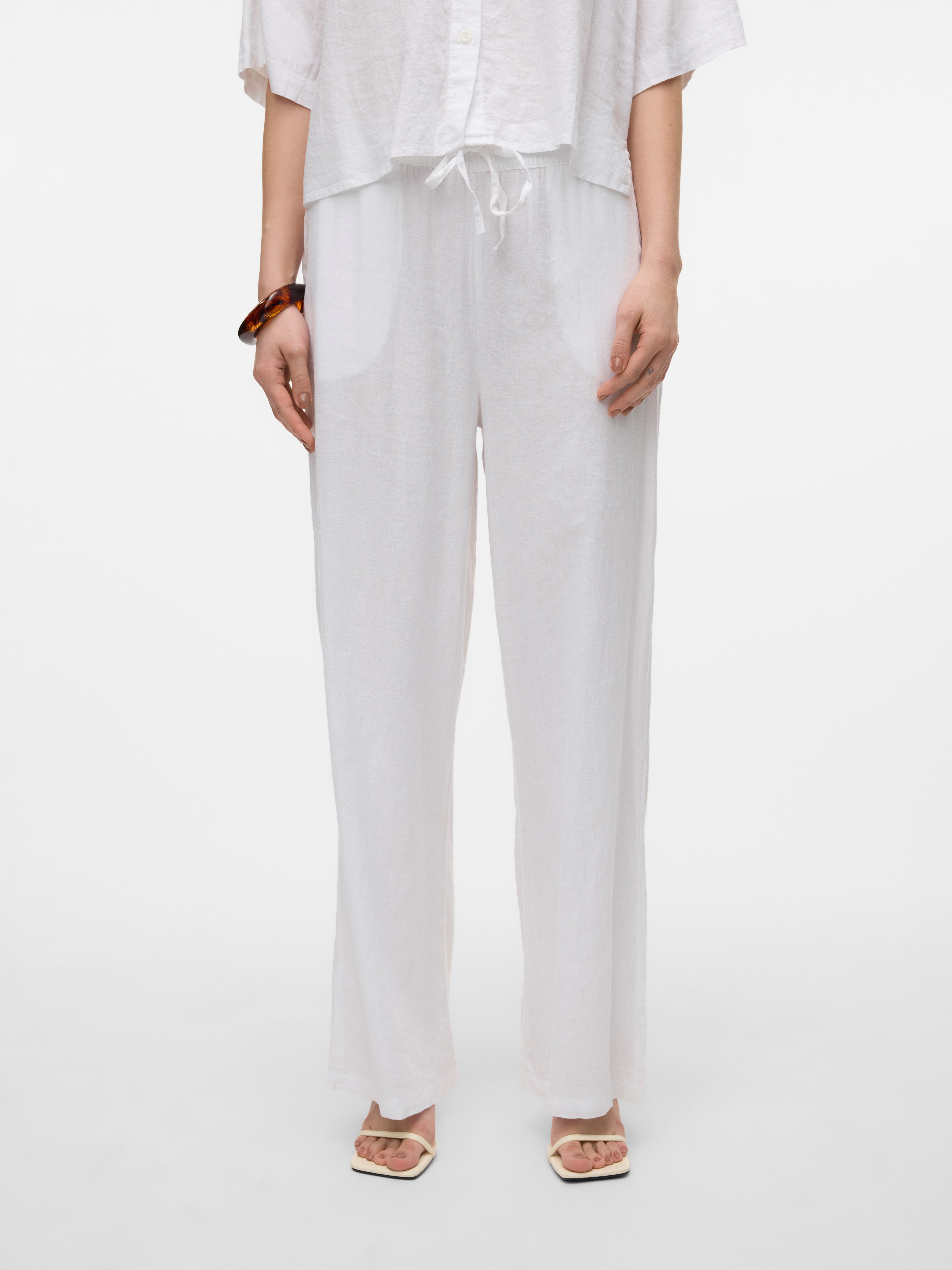 Vero Moda Schlupfhose VMLINN LINEN PANTS günstig online kaufen