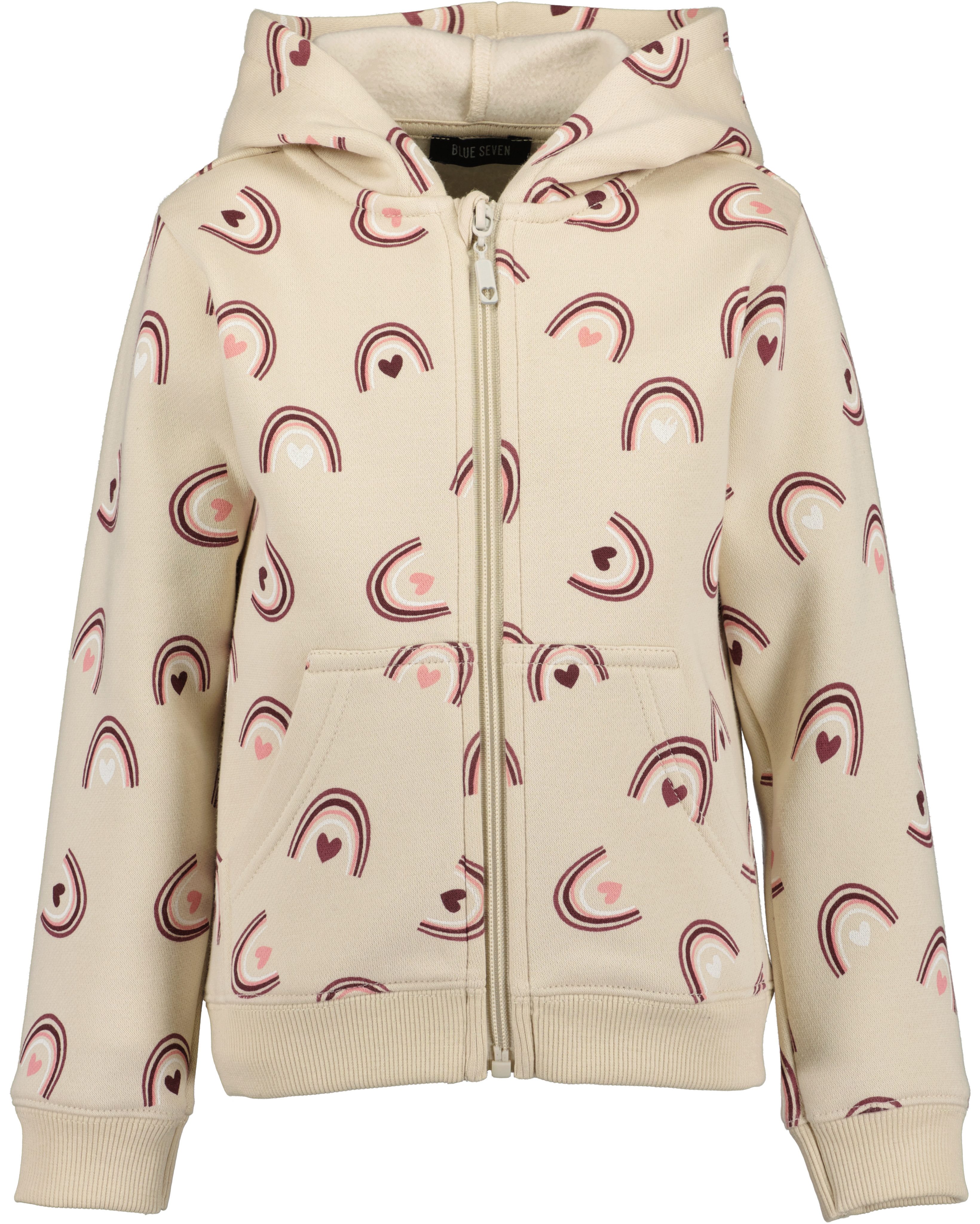 Blue Seven Kapuzensweatjacke Baumwollmischung