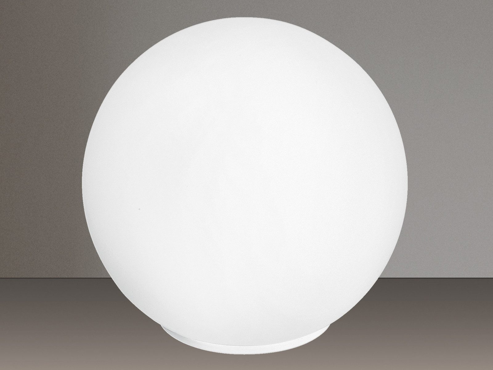 Luce Ambiente Design LED Nachttischlampe mit Glas-Kugel Lampenschirm, Ø 35cm, Dimmfunktion, LED wechselbar, Warmweiß, Kugelleuchte innen, Tischlampe mit Leuchtmittel in 3 Stufen dimmbar