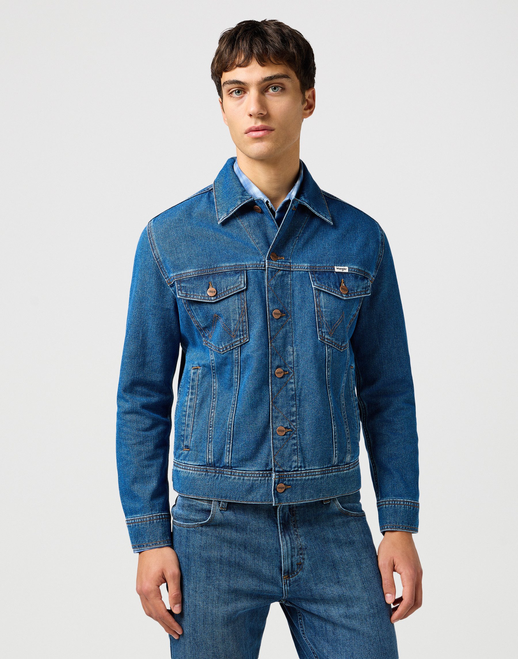 Wrangler Jeansjacke WESTERN DENIM JACKET günstig online kaufen