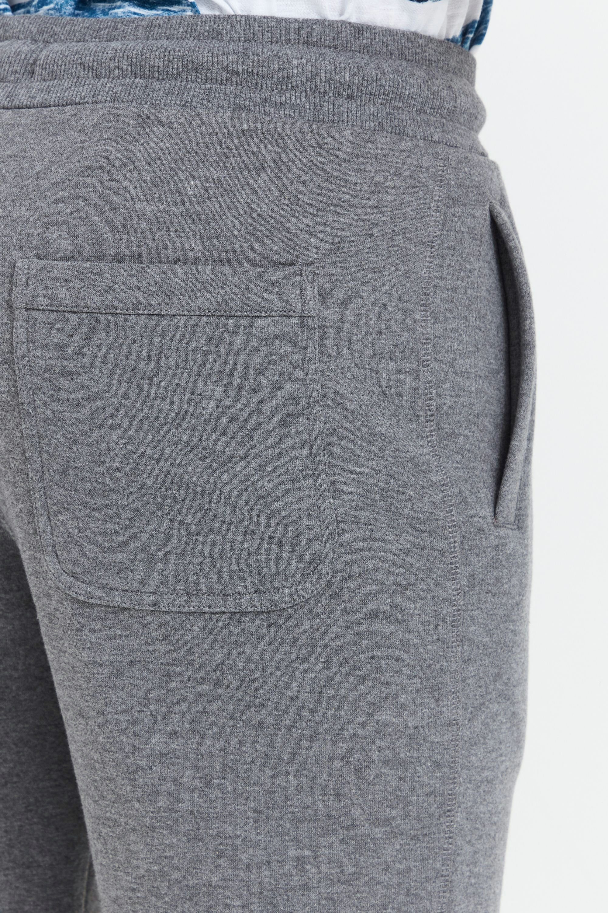Melange !Solid Grey Shorts (1840051) SDTrippo Kordeln Sweat mit Sweatshorts